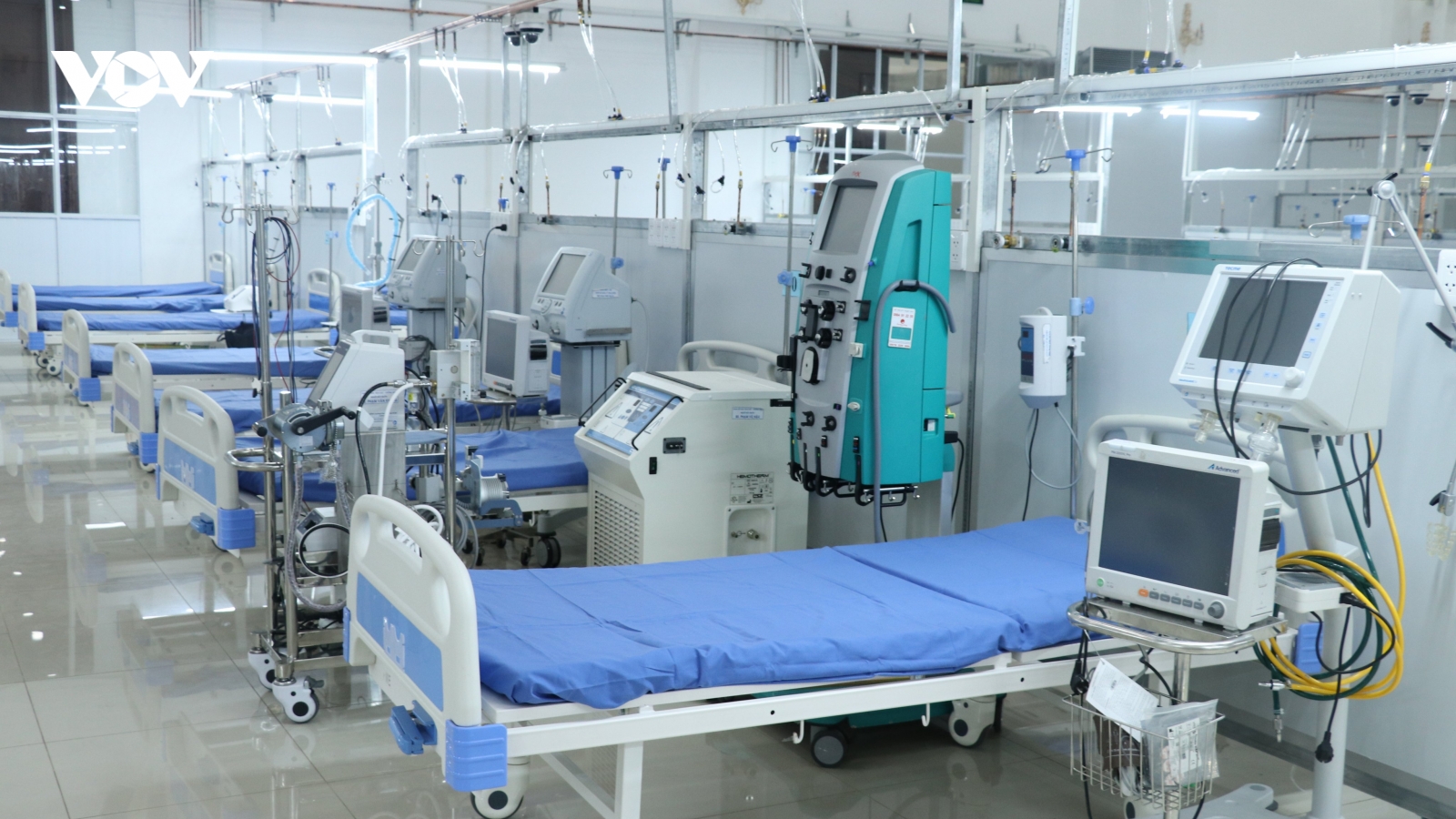 Long An đưa vào hoạt động Trung tâm điều trị Covid-19 nặng và nguy kịch