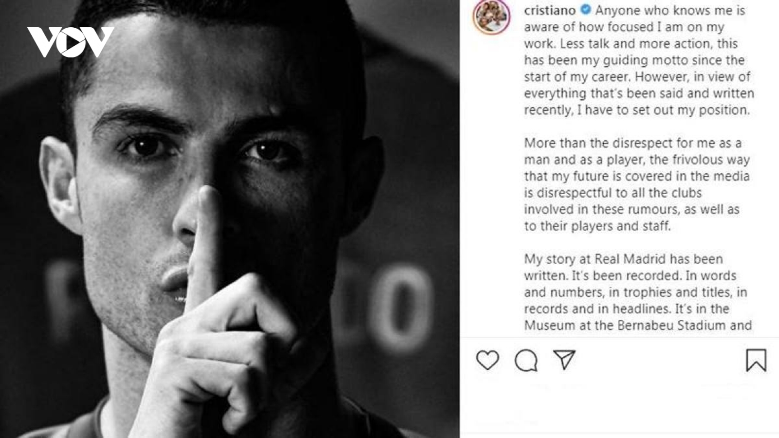 "Dính" tin đồn trở lại Real Madrid, Ronaldo đáp trả đanh thép