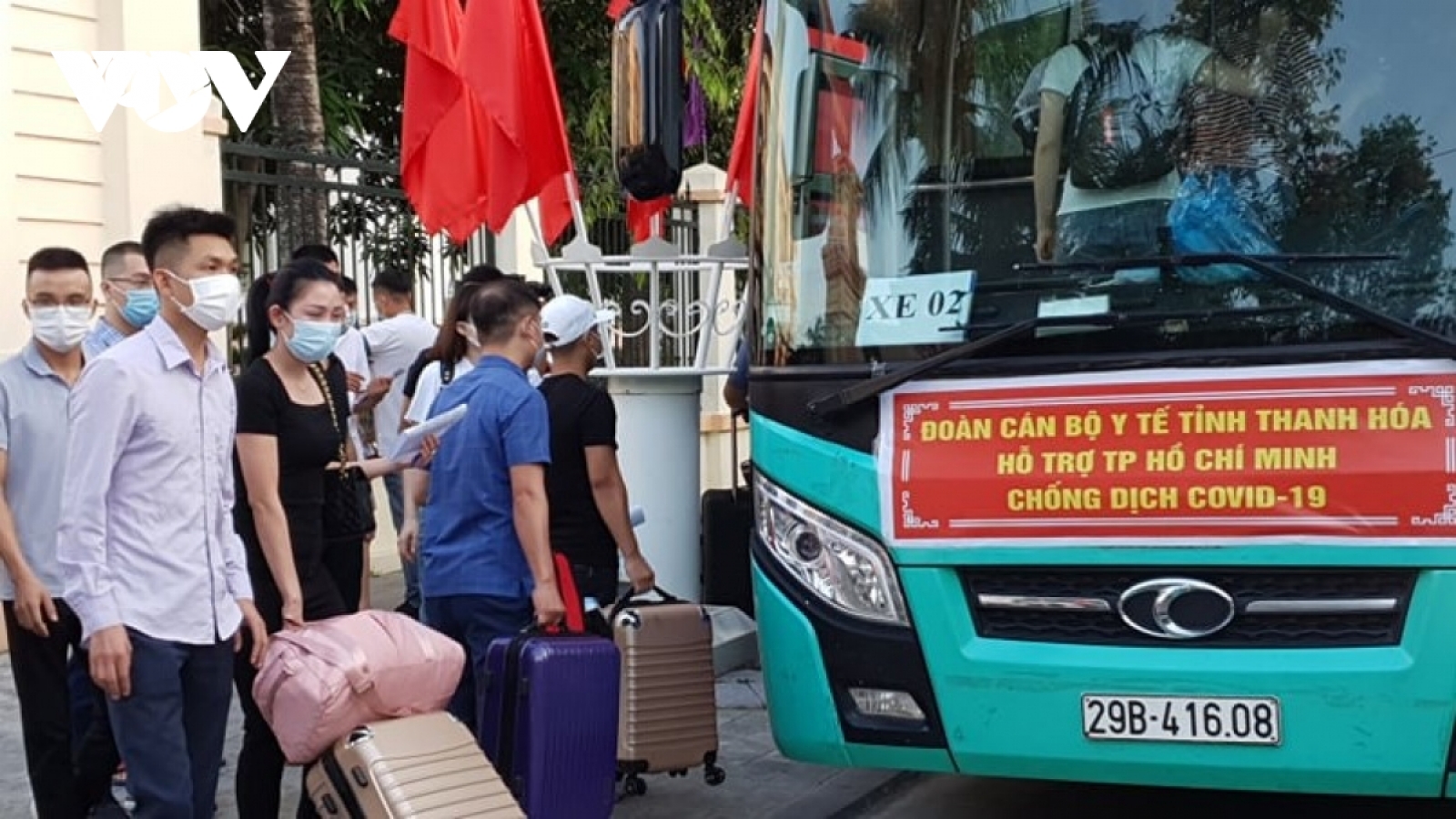 Thêm 59 cán bộ y tế Thanh Hóa vào hỗ trợ TP.HCM chống dịch