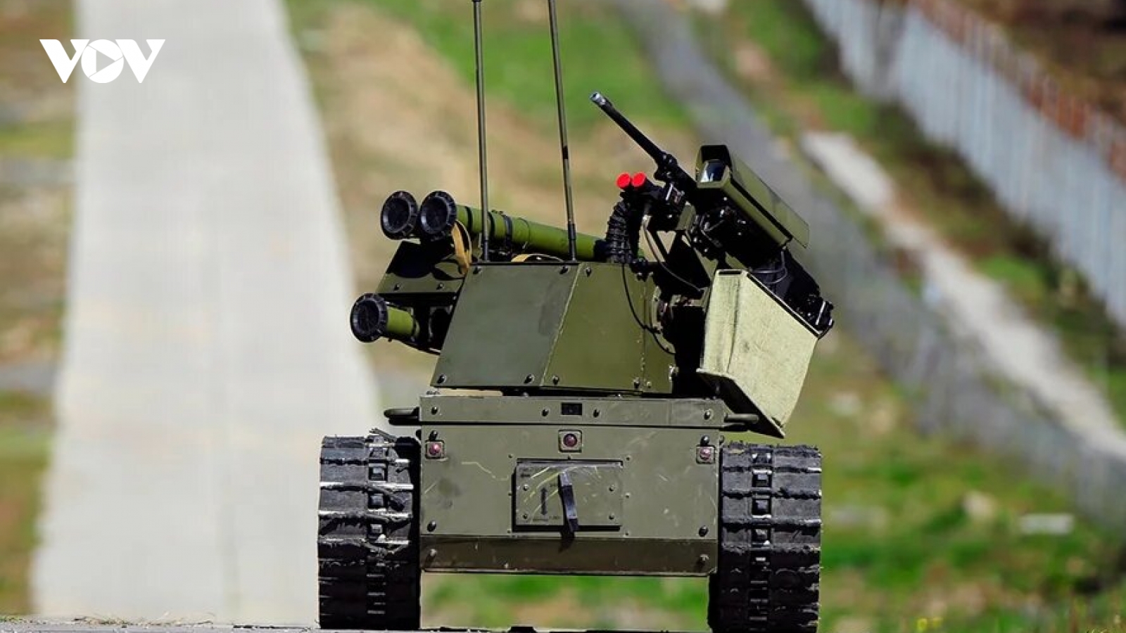 Robot chiến đấu "Platform-M" lần đầu tiên được sử dụng tại cuộc tập trận Zapad-2021