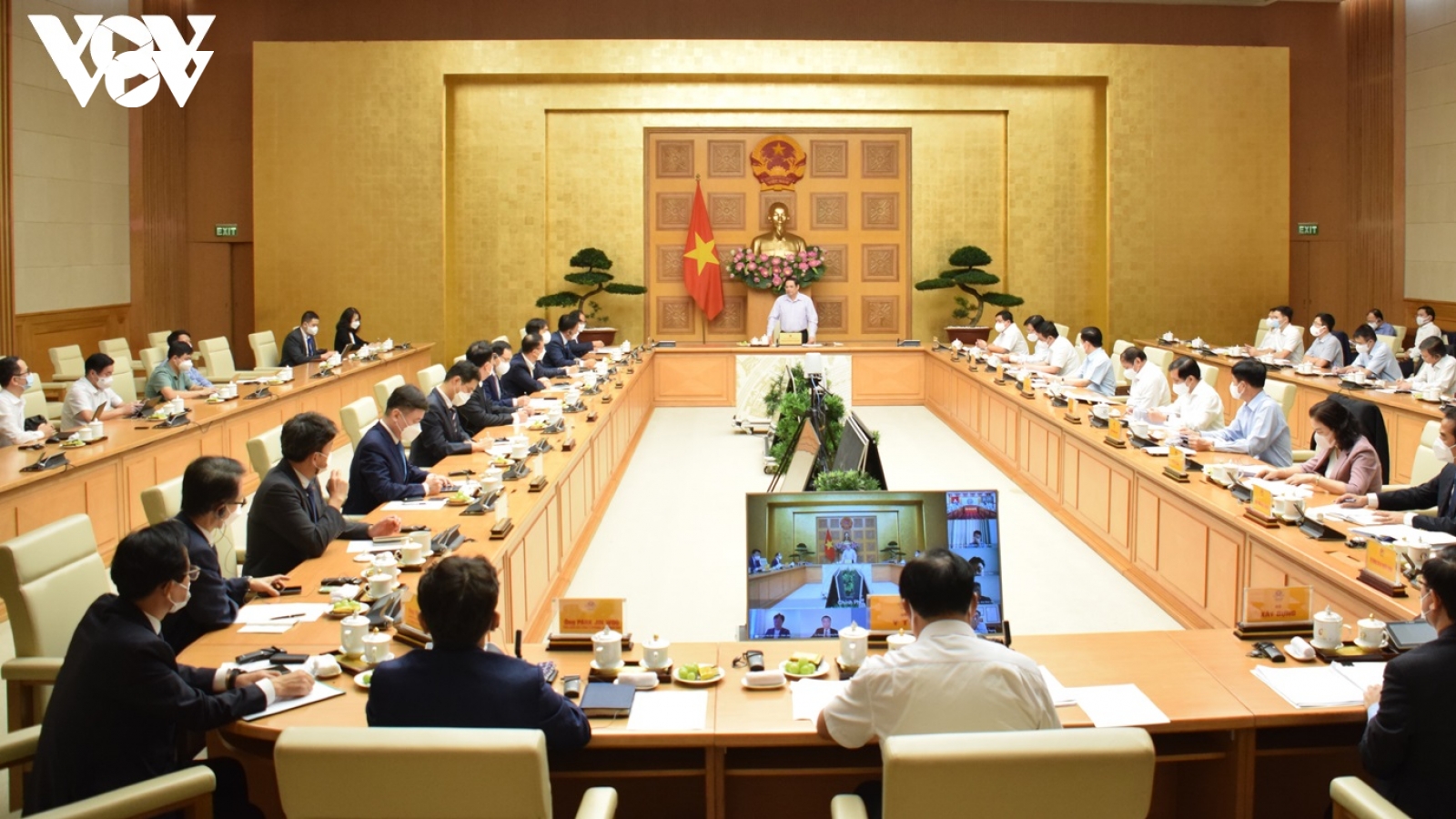 Thủ tướng làm việc với đại sứ và các doanh nghiệp Hàn Quốc tại Việt Nam
