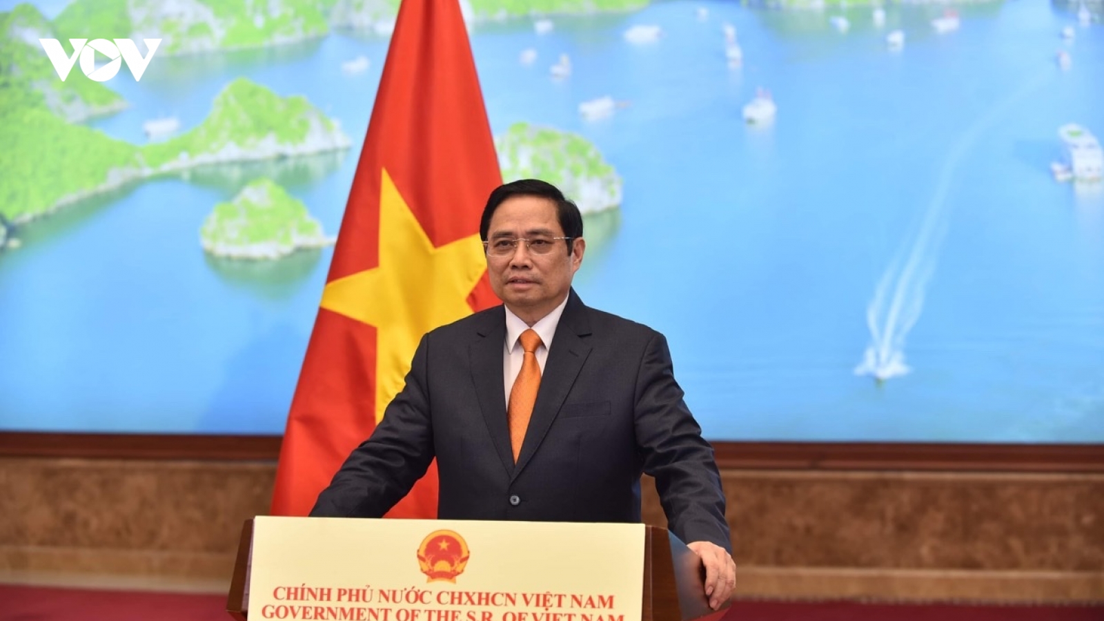 Phát biểu của Thủ tướng tại Hội nghị Thượng đỉnh Thương mại Dịch vụ toàn cầu năm 2021