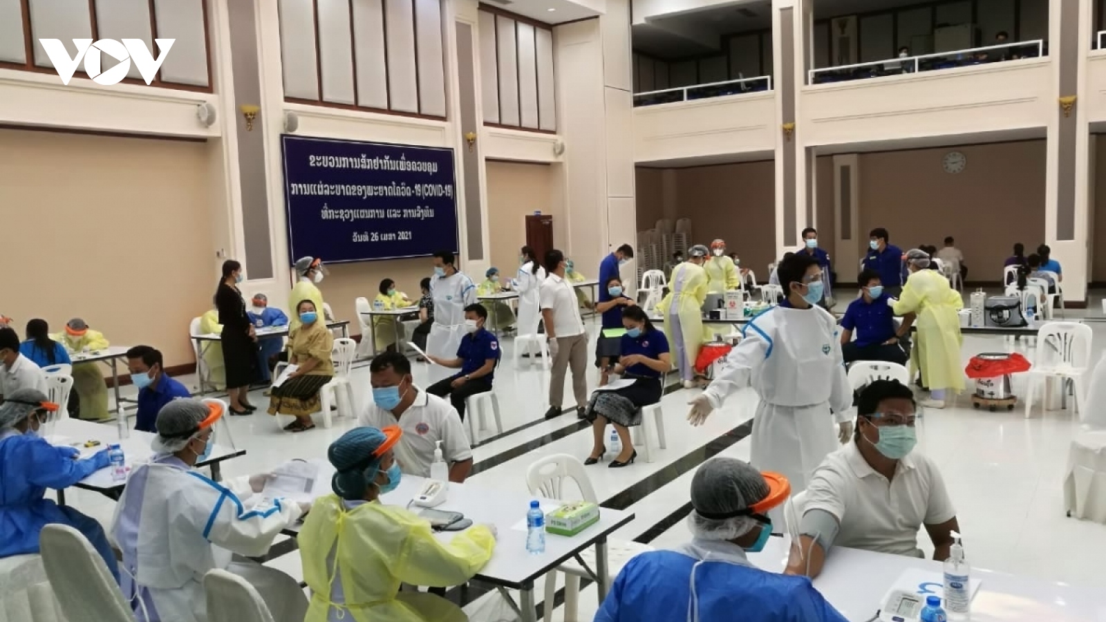 Nhiều nhân viên y tế ở Lào mắc Covid-19