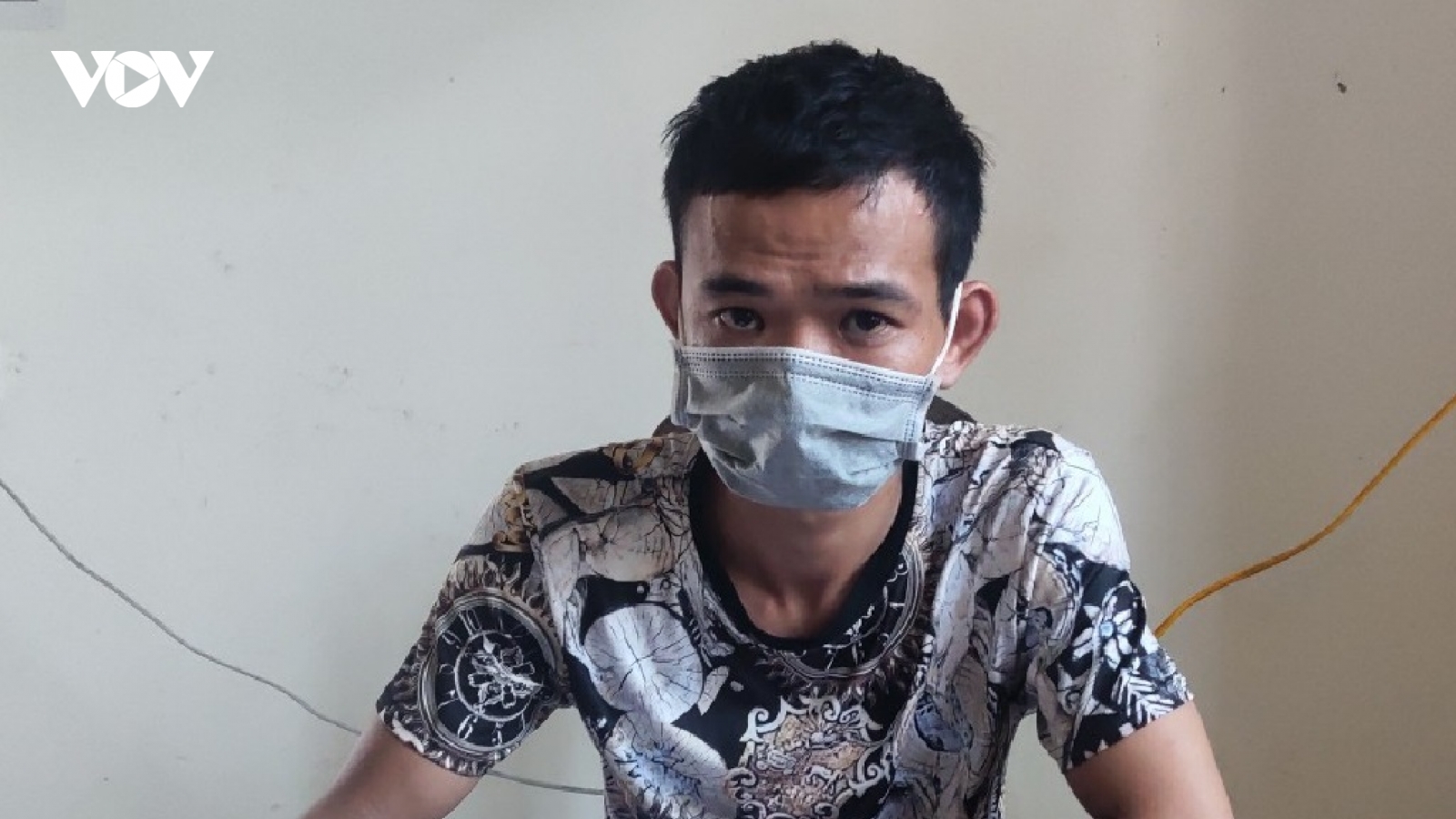 Trên đường tuần tra chống dịch, công an xã bắt đối tượng tàng trữ ma túy