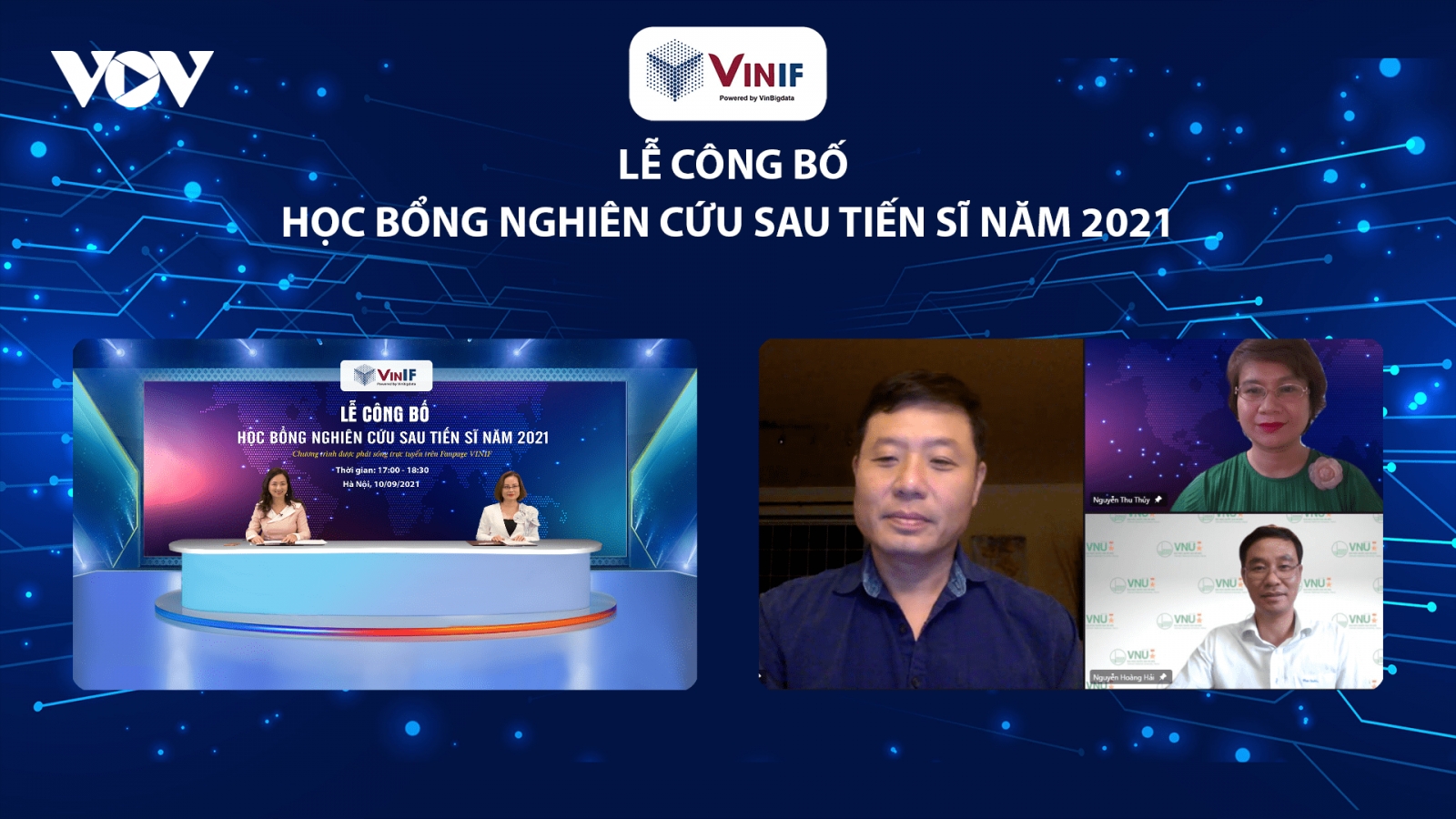 Vingroup tài trợ 11 tỷ đồng học bổng cho Postdoc ngành Khoa học - Công nghệ