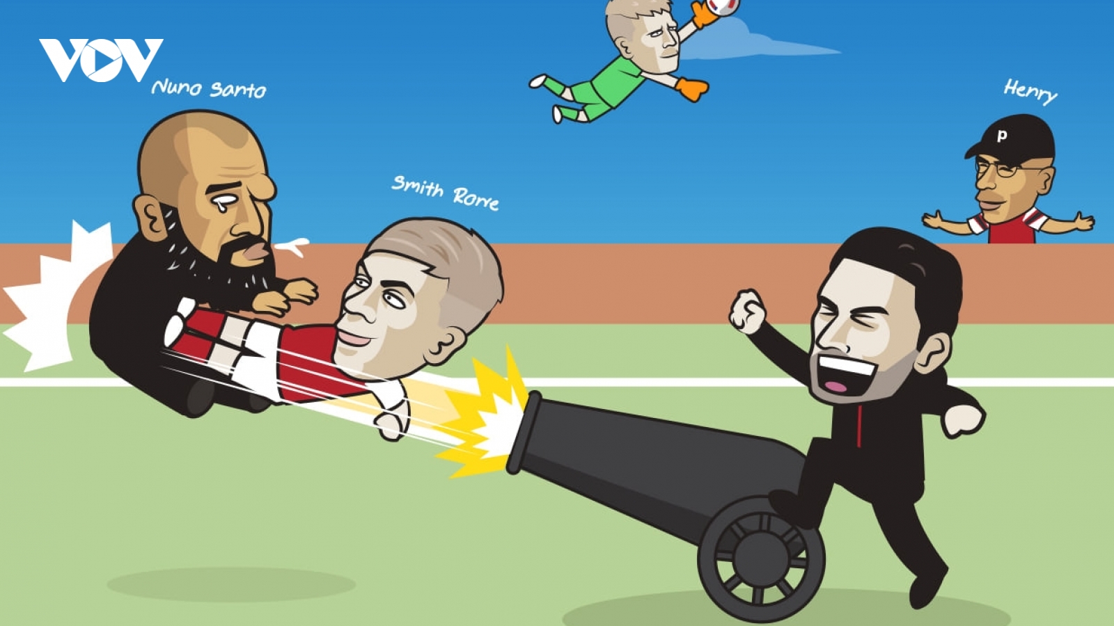 Biếm hoạ 24h: Arsenal "thổi bay" Tottenham ở derby Bắc London