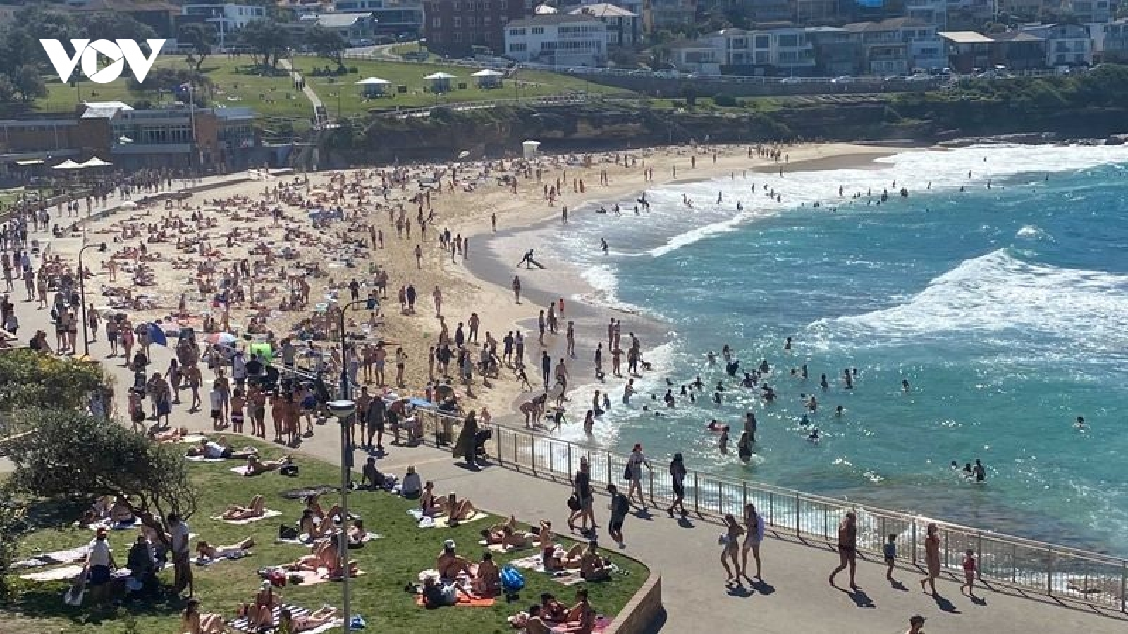 Người dân Sydney (Australia) đổ xô đến bãi biển bất chấp dịch Covid-19