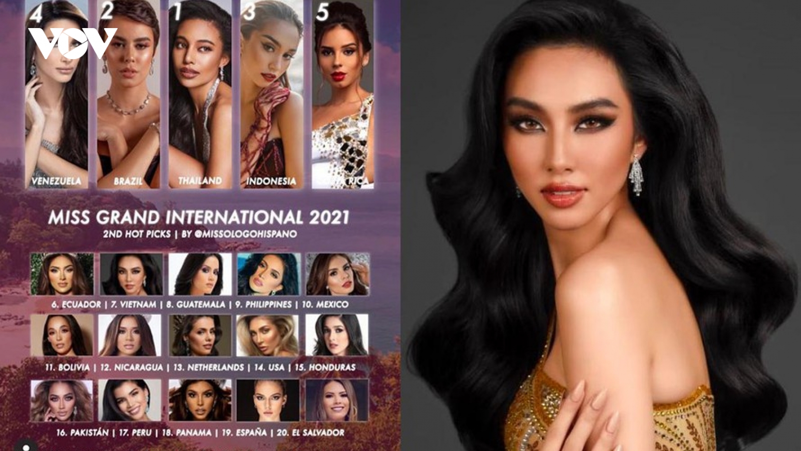 Nguyễn Thúc Thùy Tiên được dự đoán lọt top 7 Miss Grand International 2021