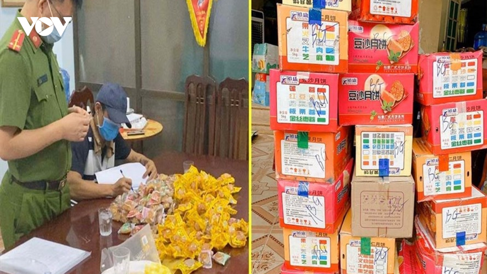 Tiêu hủy 3.600 bánh trung thu, 800 quả trứng muối không rõ nguồn gốc