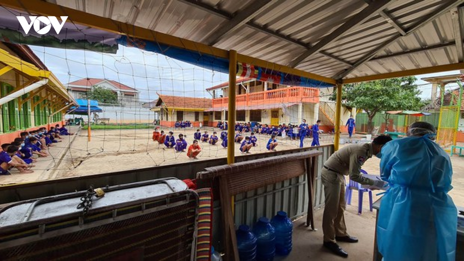 Một trại giam tại Campuchia bùng phát dịch Covid-19