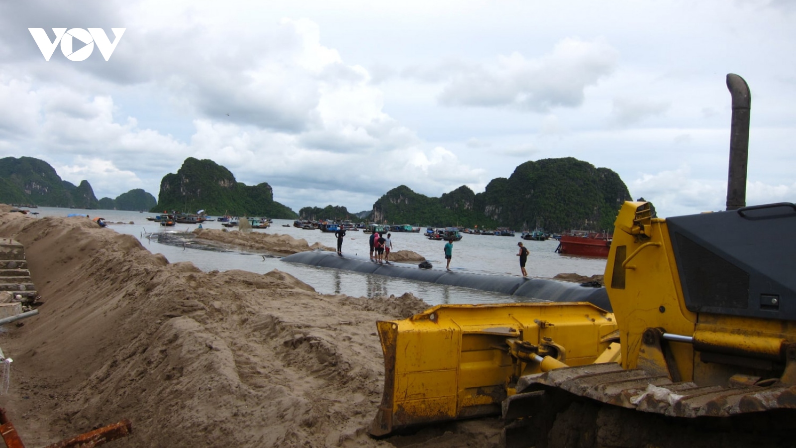 Dự án cải tạo đường Trần Quốc Nghiễn có dấu hiệu sử dụng khoáng sản không rõ nguồn gốc