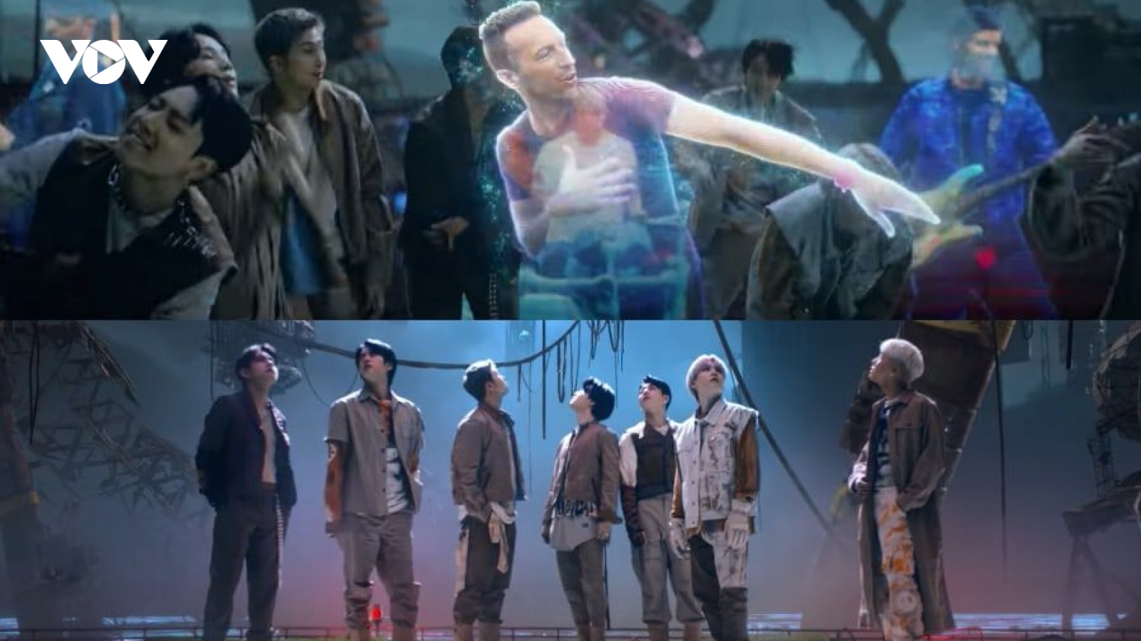 BTS và Coldplay phát hành MV "My universe" đậm chất khoa học viễn tưởng