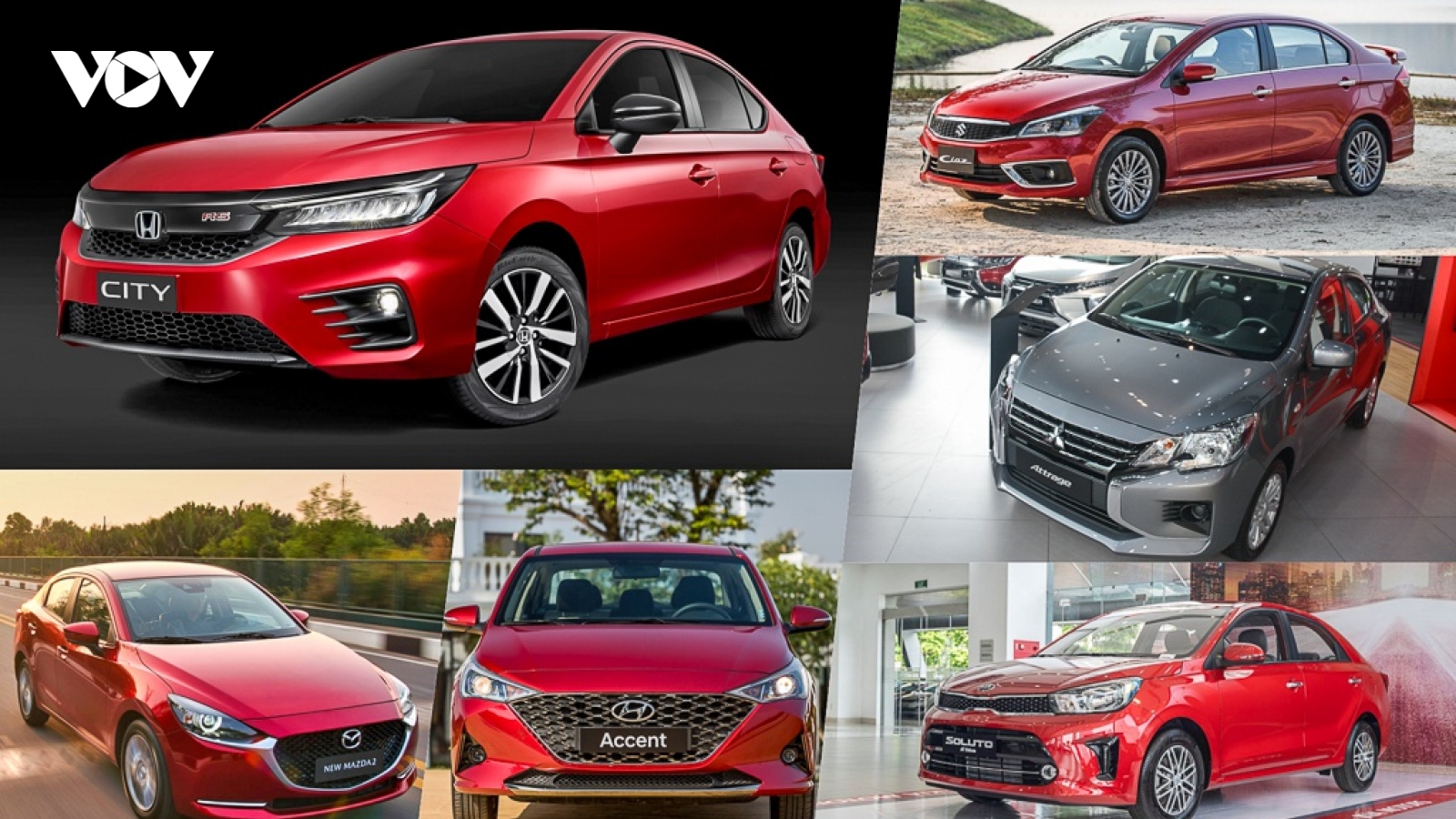 Thị trường ô tô lao dốc, doanh số nhiều mẫu sedan hạng B thấp kỷ lục trong tháng 8