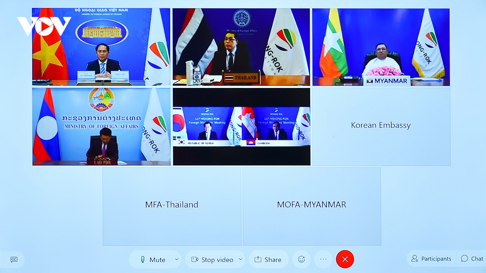 Các nước Mekong và Hàn Quốc tăng cường hợp tác kiểm soát dịch bệnh, phục hồi kinh tế
