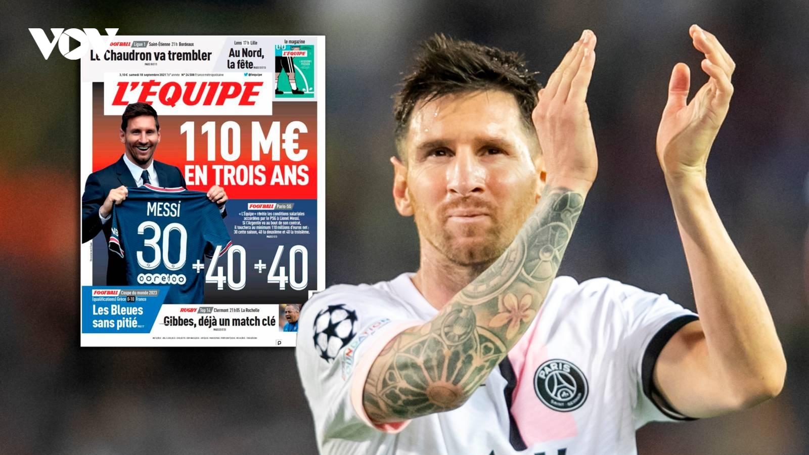 Tiết lộ điều khoản đặc biệt trong hợp đồng giữa Messi và PSG