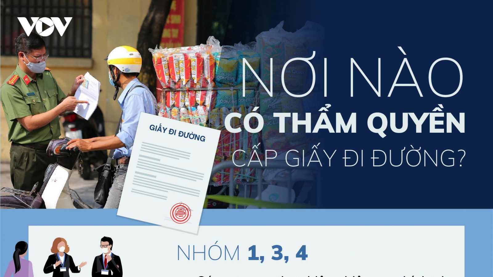 Chi tiết các bước cấp giấy đi đường cho 6 nhóm đối tượng ở Hà Nội