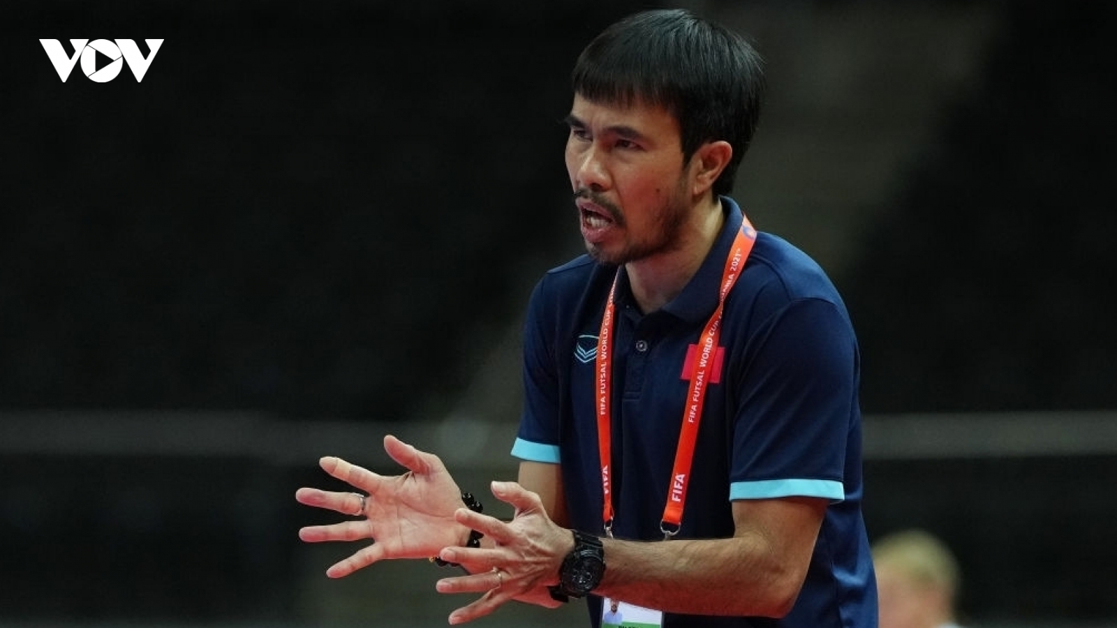 HLV Phạm Minh Giang bất ngờ vắng mặt ở trận đấu với ĐT Futsal Nga do mắc Covid-19