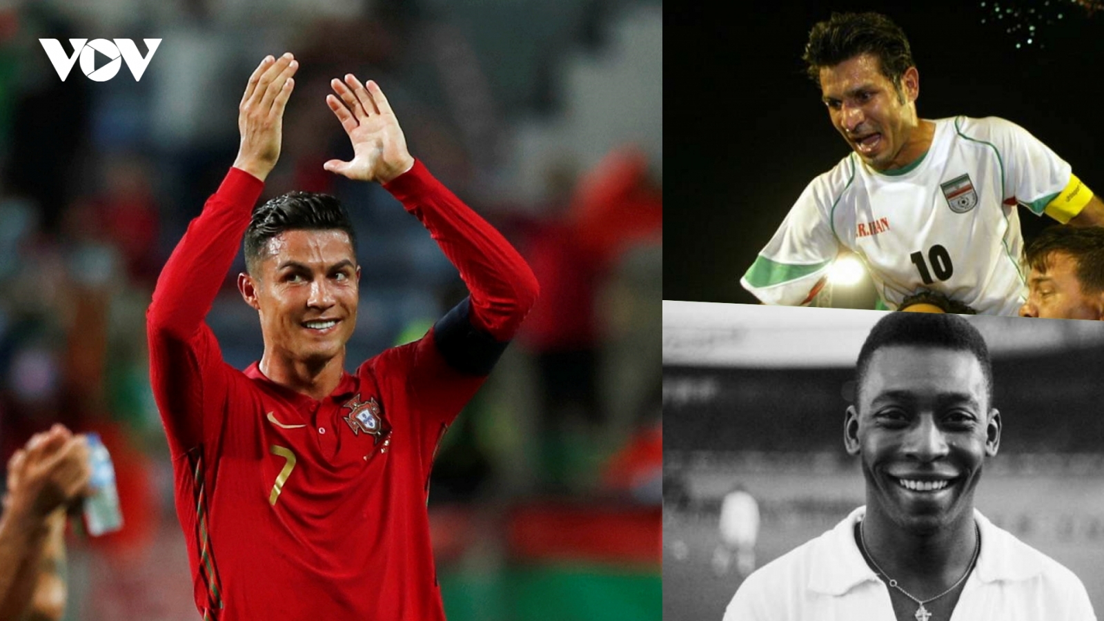 Bảng xếp hạng những cây săn bàn xuất sắc nhất ĐTQG: Ronaldo “cô đơn trên đỉnh”