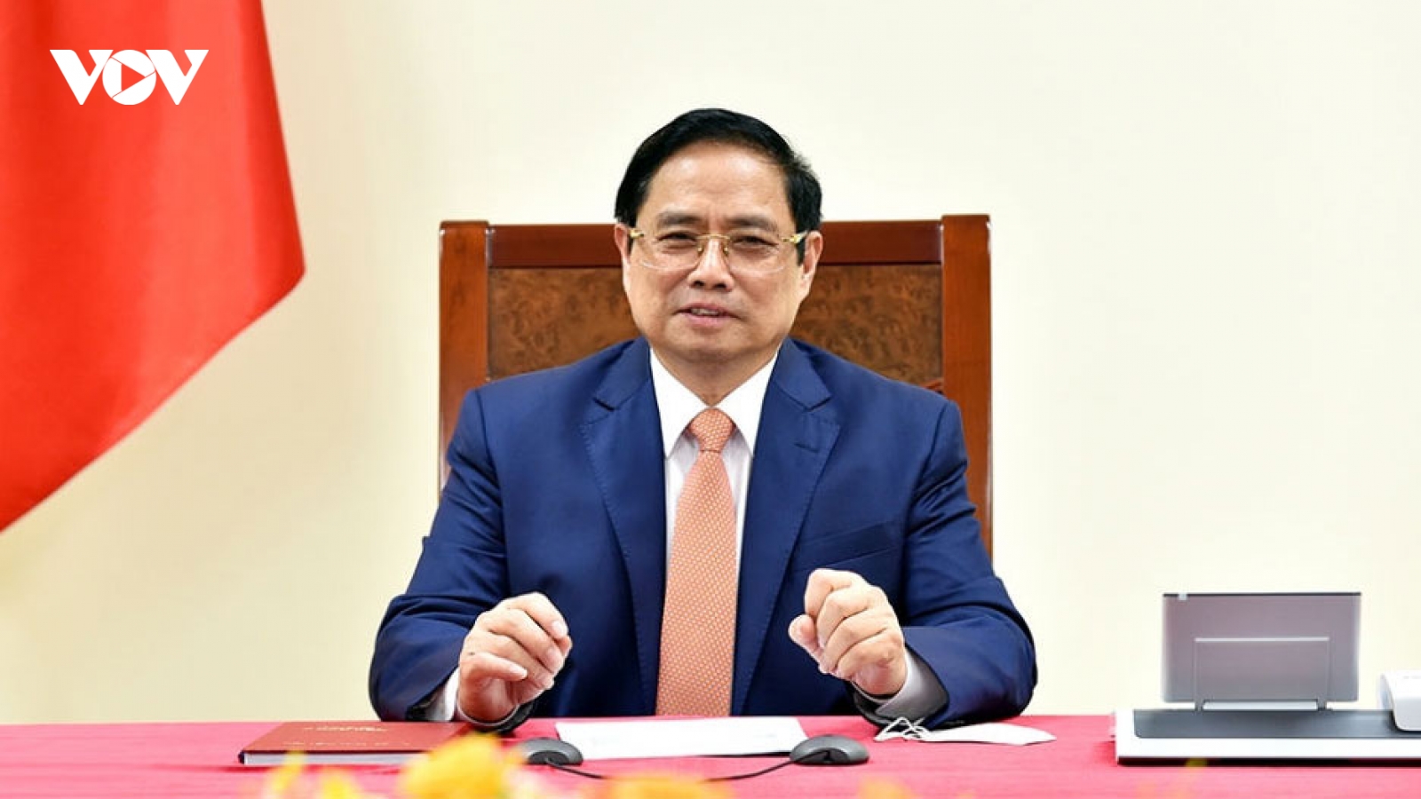 Thủ tướng Phạm Minh Chính dự Hội nghị thượng đỉnh Thương mại dịch vụ toàn cầu 2021
