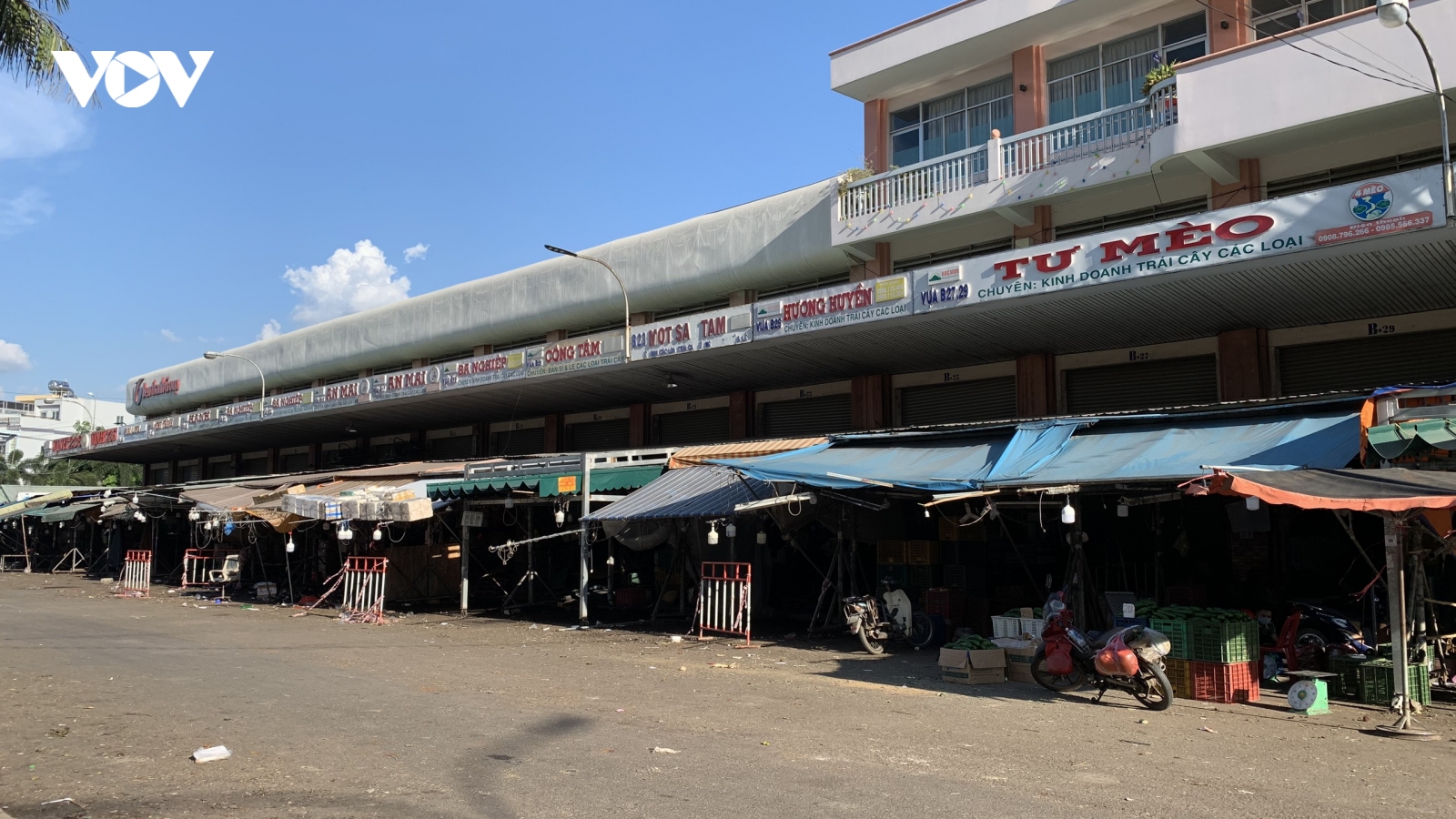 Chợ đầu mối Hóc Môn chuẩn bị tổ chức điểm trung chuyển hàng hoá vào ngày 15/9