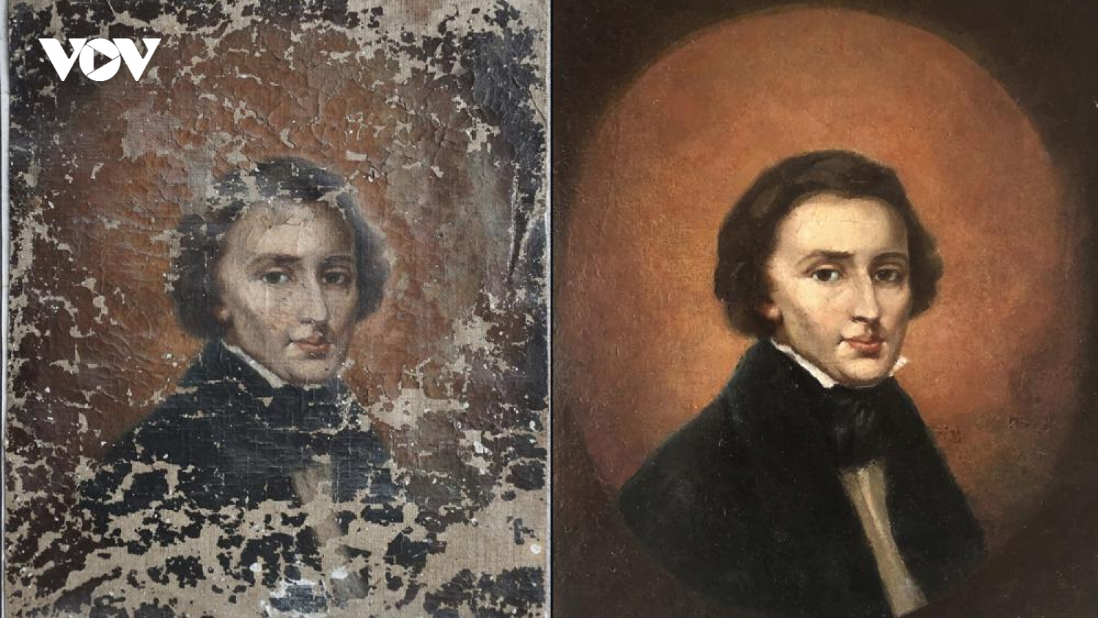 Bức chân dung hiếm có của Frederic Chopin được tìm thấy ở chợ trời