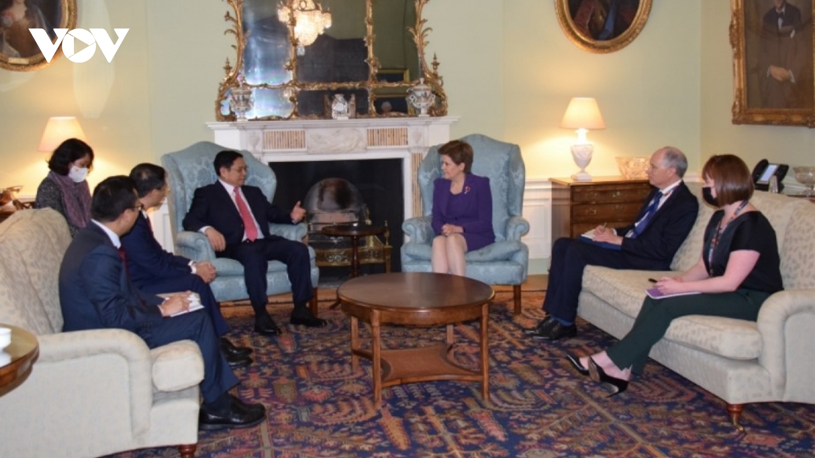 Government chief meets with First Minister of Scotland