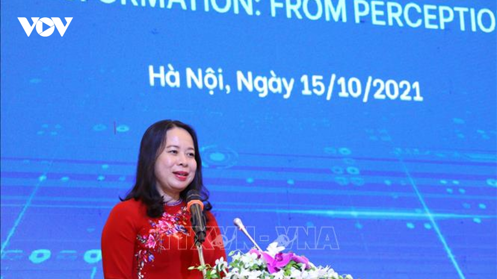 Phó Chủ tịch nước Võ Thị Ánh Xuân dự diễn đàn doanh nhân nữ Việt Nam 2021
