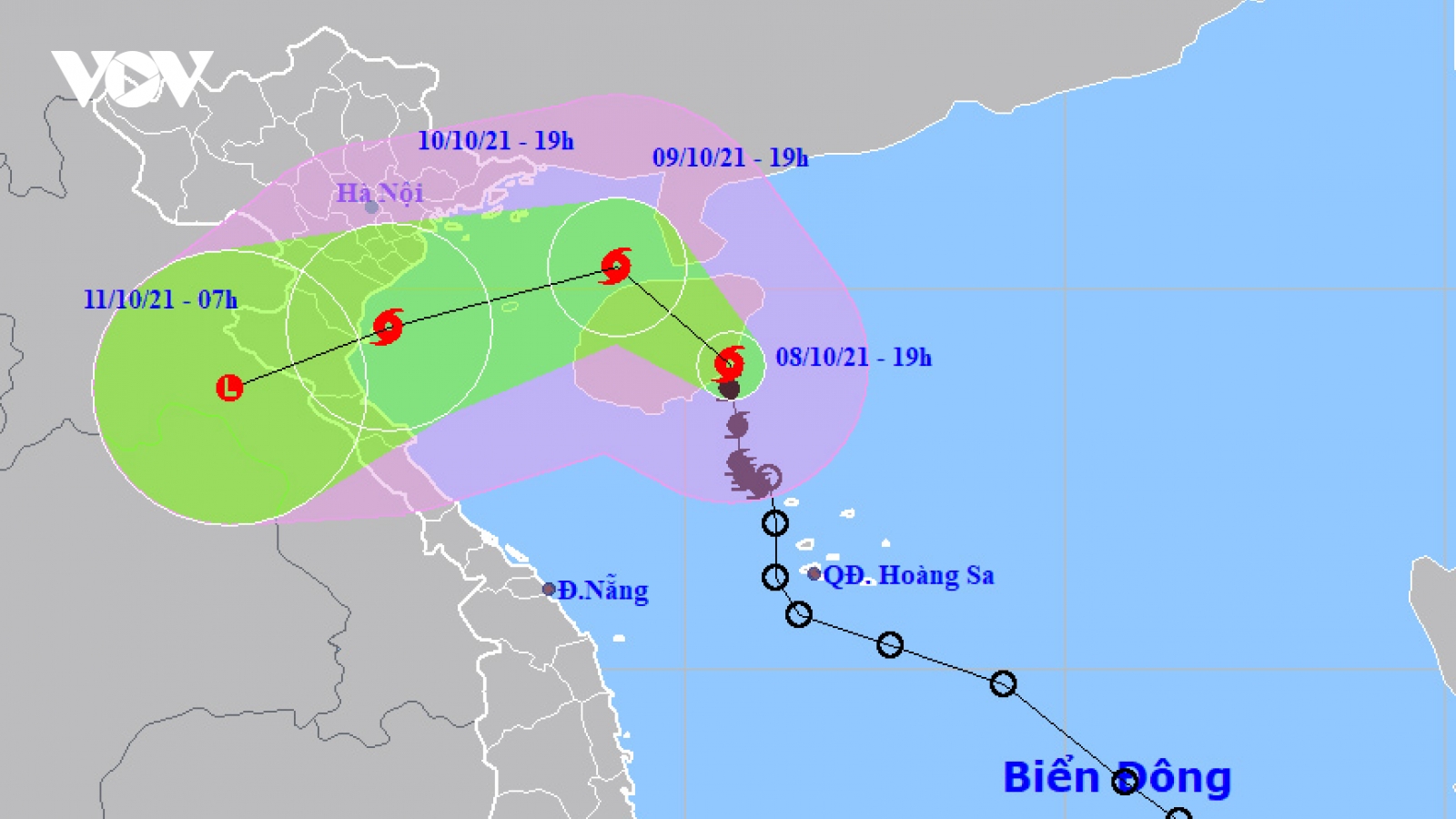 Bão số 7 có khả năng đổi hướng, nhiều nơi có thể mưa to từ ngày 9/10
