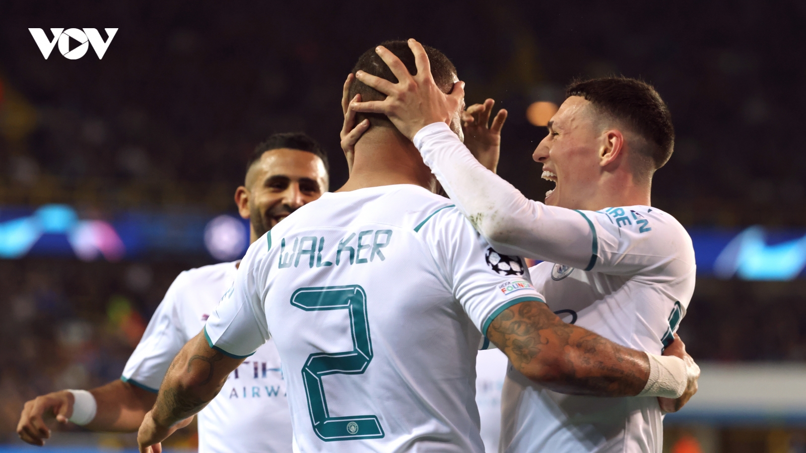 Thắng đậm Brugge, Man City cạnh tranh quyết liệt với PSG ở Champions League