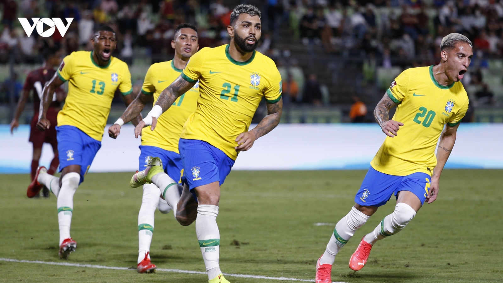 Không Neymar, Brazil ngược dòng hạ Venezuela tại vòng loại World Cup 2022