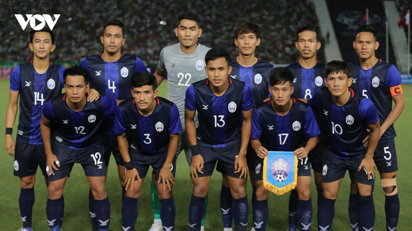 6 cầu thủ Campuchia mắc Covid-19 khi tham dự vòng loại Asian Cup 2023