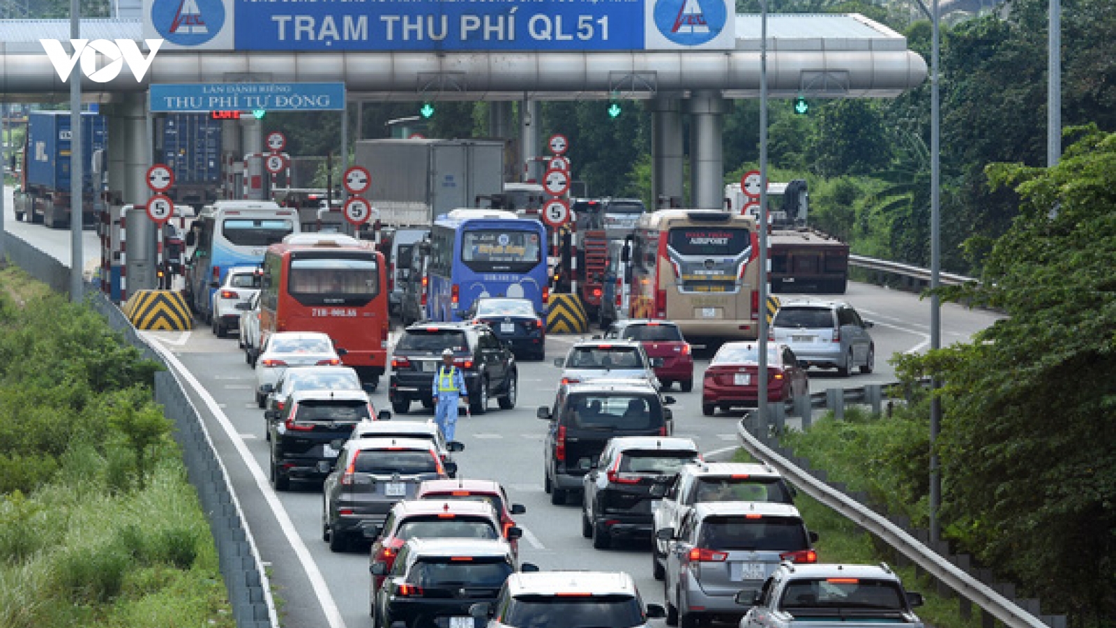 Trạm Quốc lộ 51 thu phí trở lại từ 0h ngày 5/10