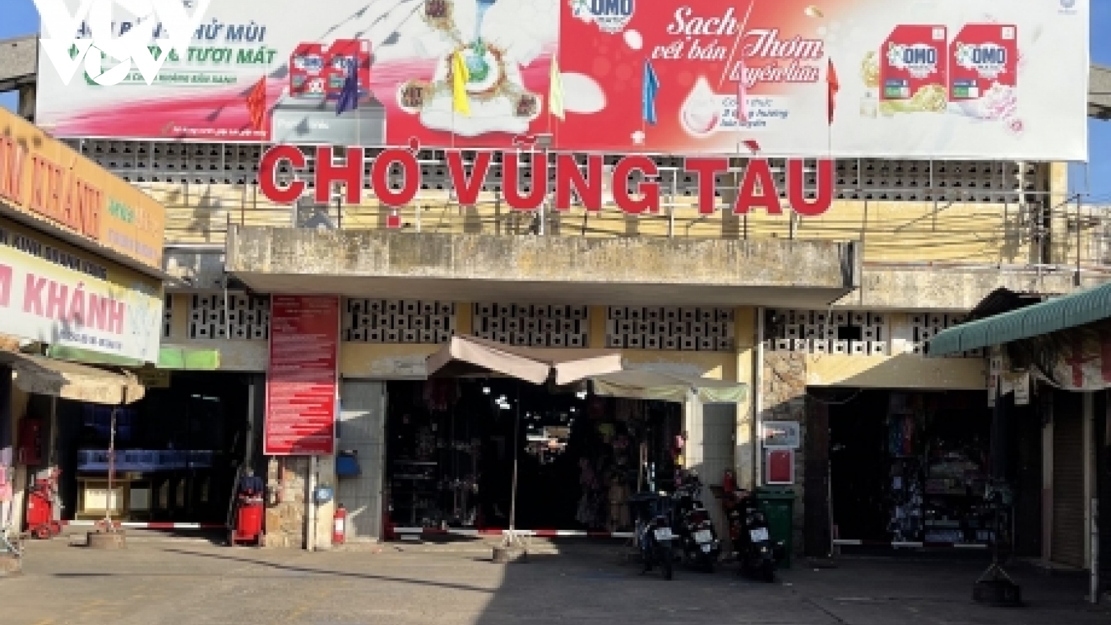 Chợ truyền thống ở TP Vũng Tàu vắng người, hàng hoá ế ẩm