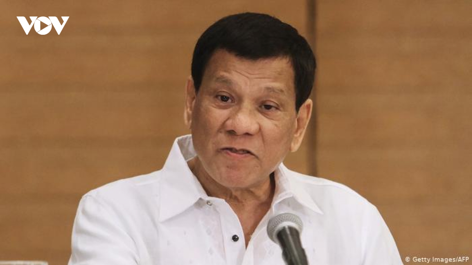 Tổng thống Philippines Duterte bất ngờ tuyên bố rút lui khỏi chính trường
