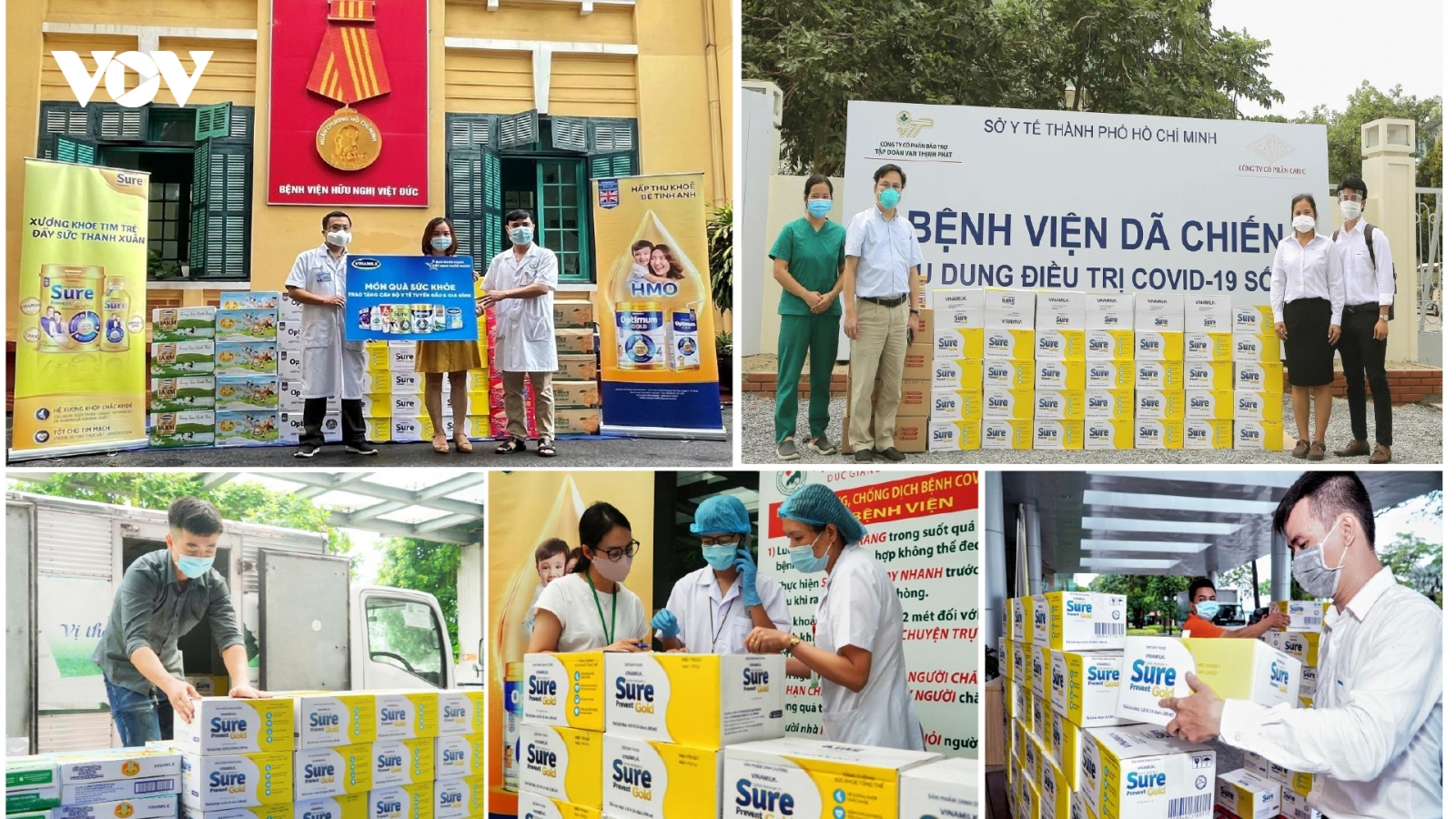 Vinamilk Sure Prevent Gold tri ân chiến sĩ áo trắng - vùng xanh hy vọng của người dân