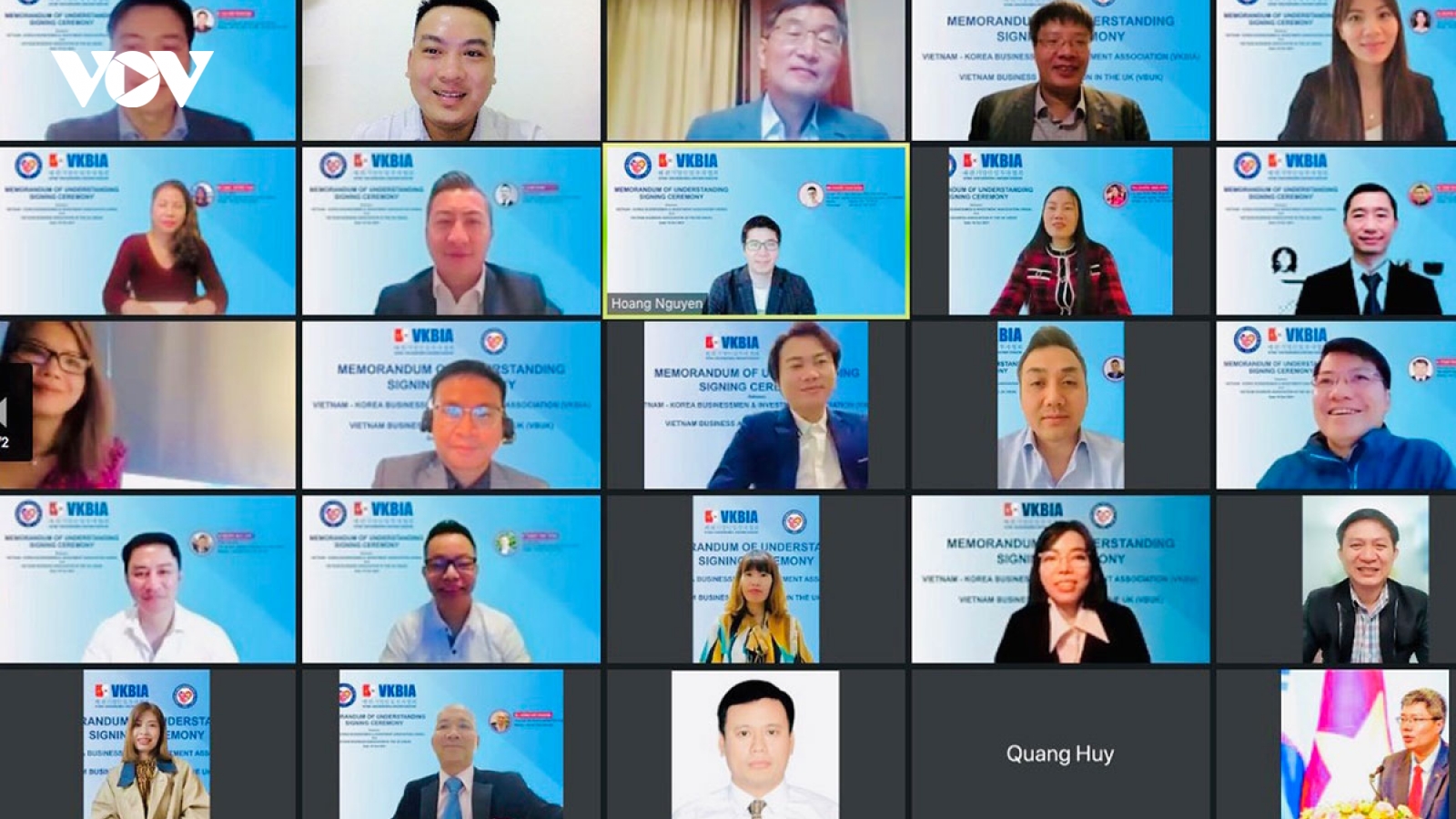 Doanh nhân Việt tại Hàn Quốc và Anh hỗ trợ tiêu thụ hàng Việt Nam ra nước ngoài