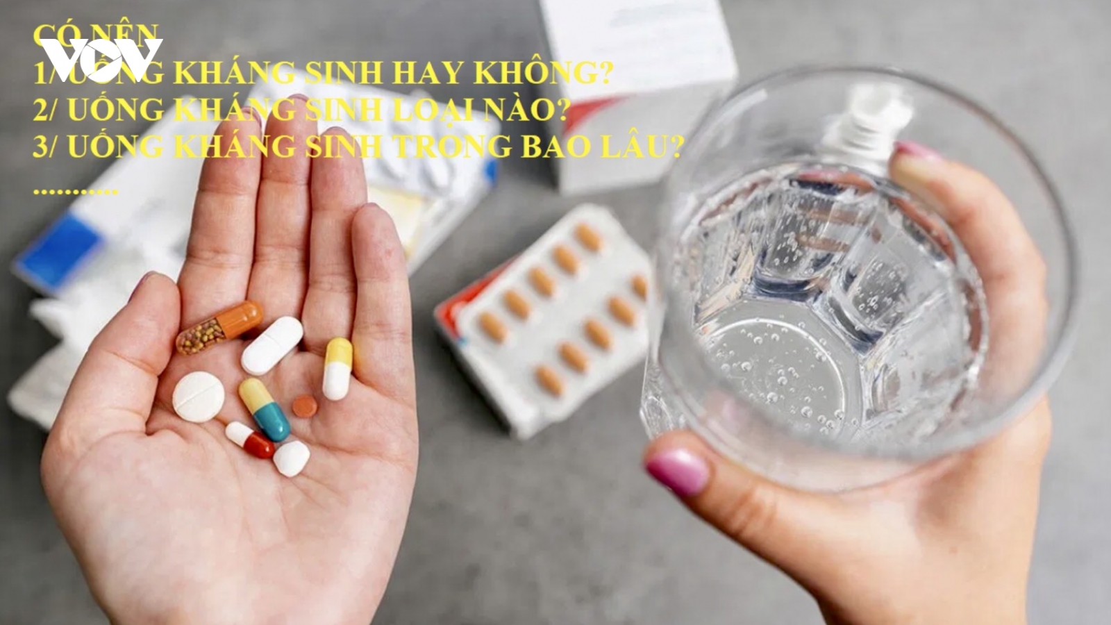 Nói không với kháng sinh - đúng hay không đúng?