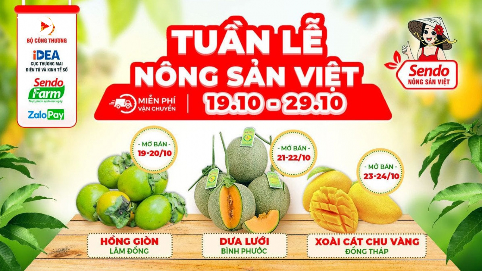 Nông sản có nhiều cơ hội tiêu thụ trên sàn thương mại điện tử
