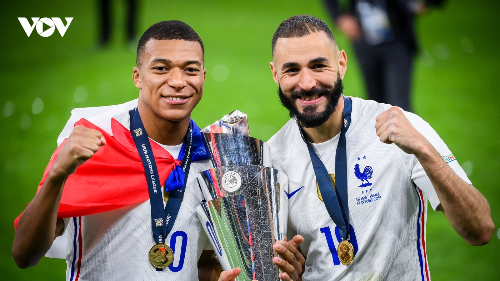 Cận cảnh: ĐT Pháp ăn mừng chức vô địch UEFA Nations League 2021