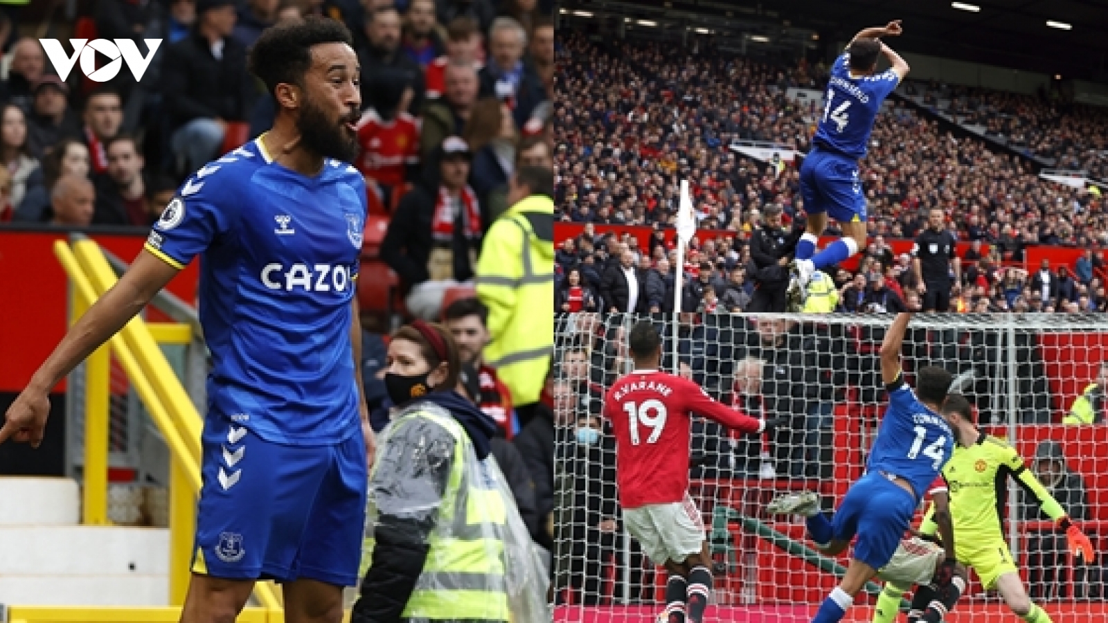 Cận cảnh: Đối thủ ăn mừng theo kiểu Ronaldo khi ghi bàn vào lưới MU