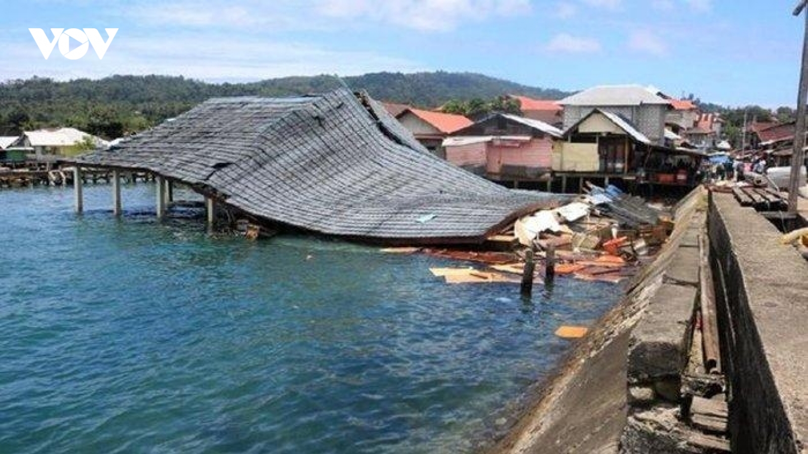 Động đất 5,9 độ làm rung chuyển tỉnh Maluku (Indonesia)