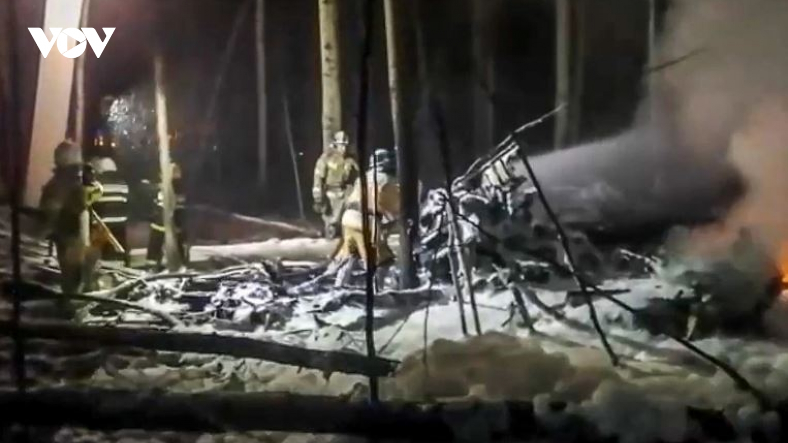 Rơi máy bay chở hàng ở Nga, toàn bộ phi hành đoàn thiệt mạng