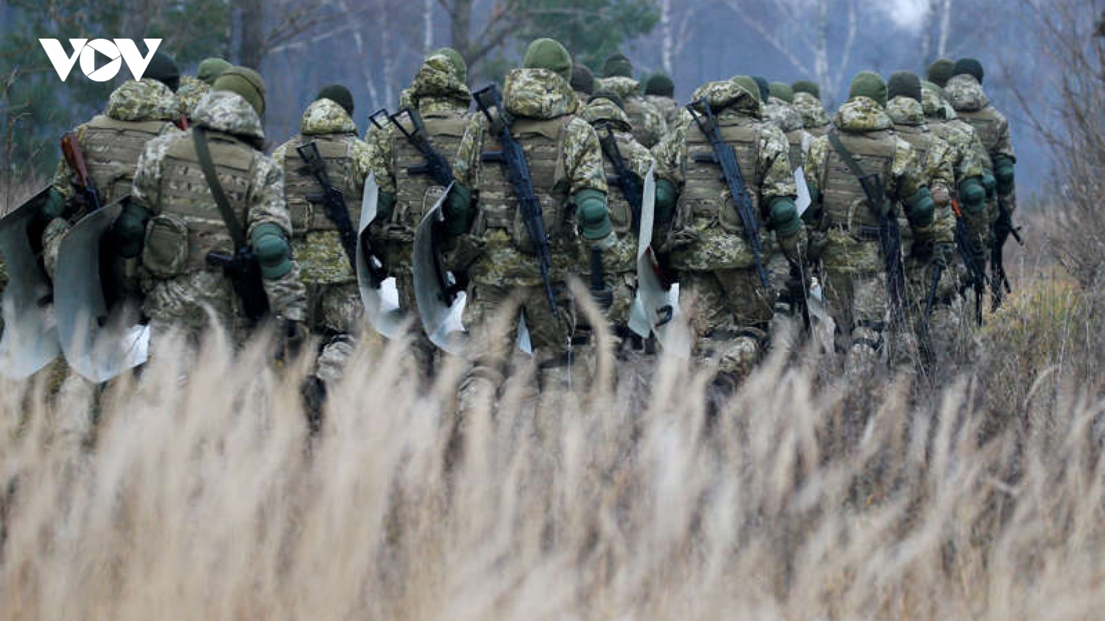 Ukraine tiến hành chiến dịch quân sự tại biên giới với Belarus