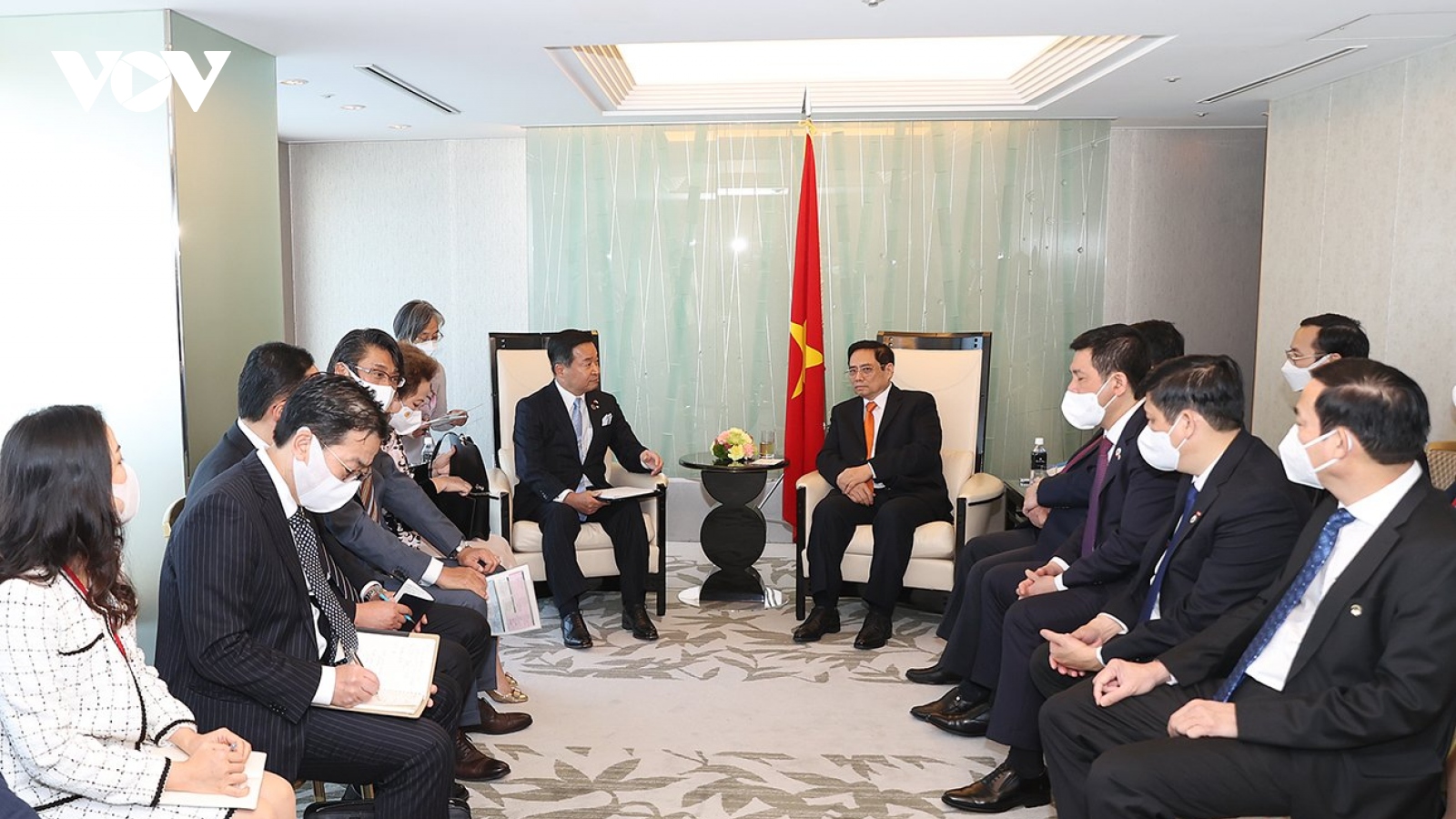 Thủ tướng Phạm Minh Chính tiếp các tập đoàn kinh tế lớn của Nhật Bản