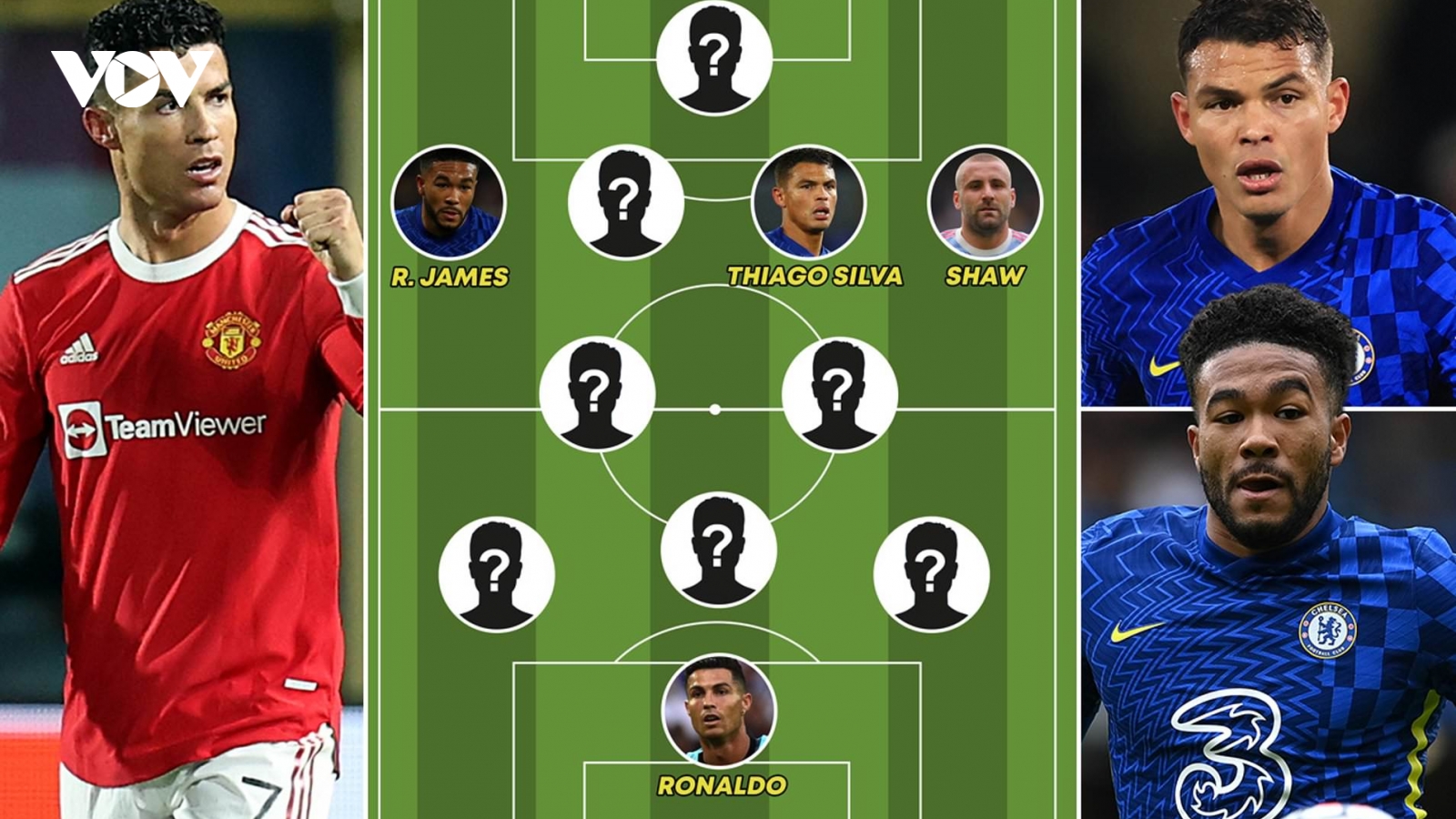 Đội hình kết hợp lý tưởng giữa Chelsea và MU: Ronaldo chiếm chỗ Lukaku