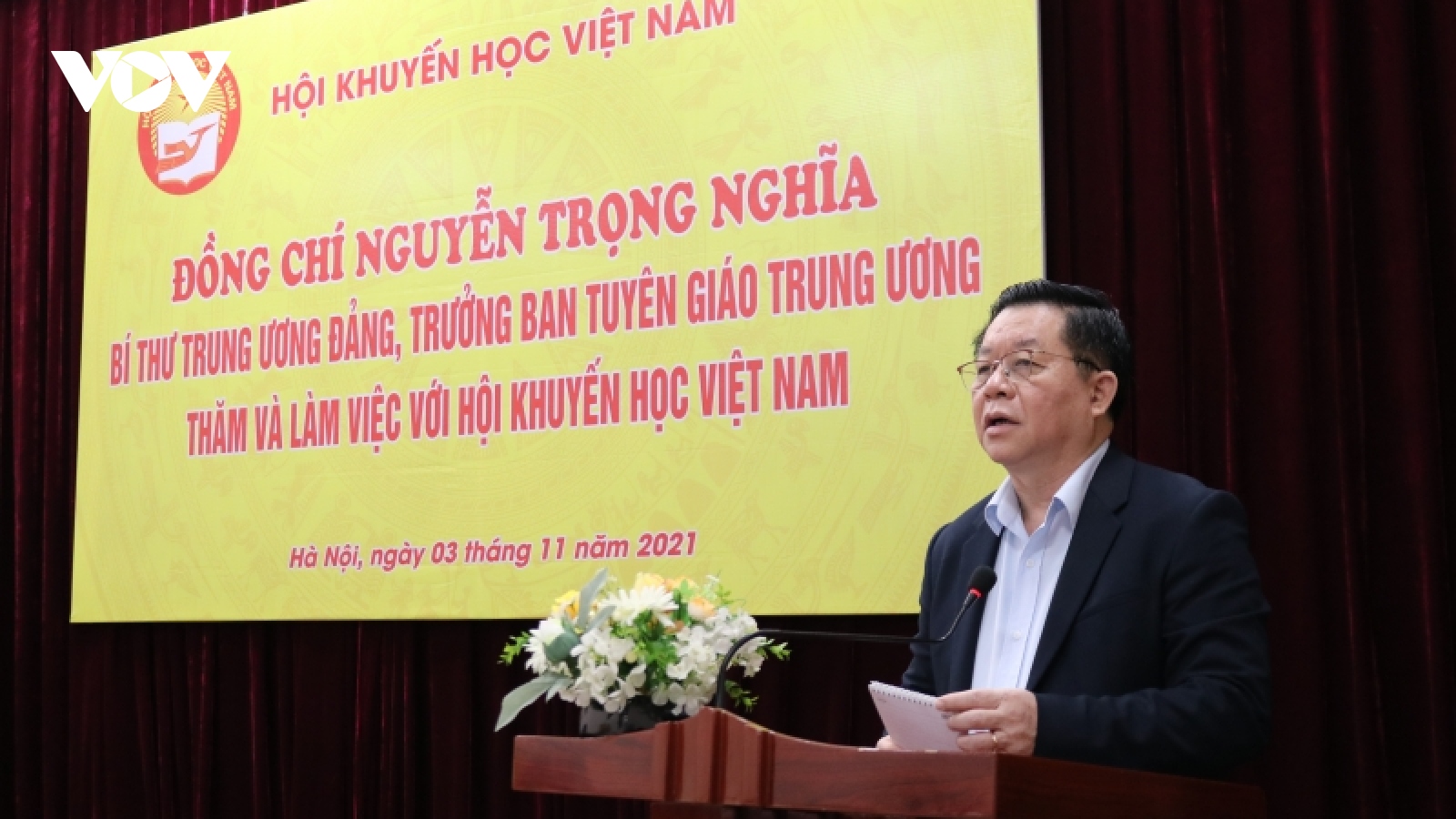 Trưởng Ban Tuyên giáo TƯ: Đẩy mạnh khuyến học, khuyến tài, xây dựng xã hội học tập