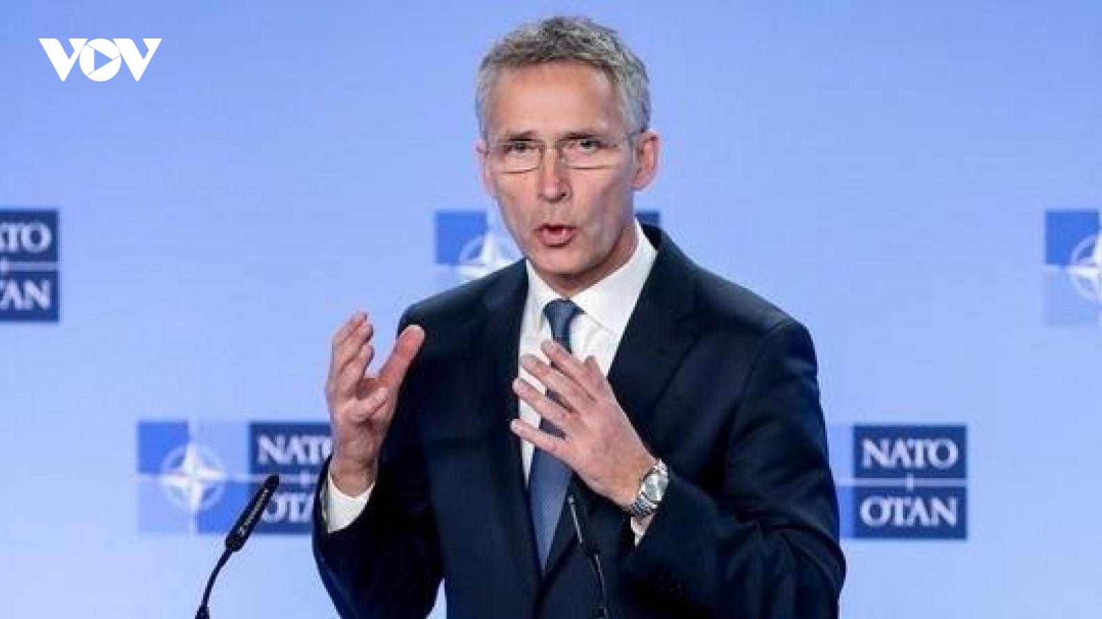 Tổng thư ký NATO bày tỏ sẵn sàng thảo luận về tình hình Ukraine với Nga