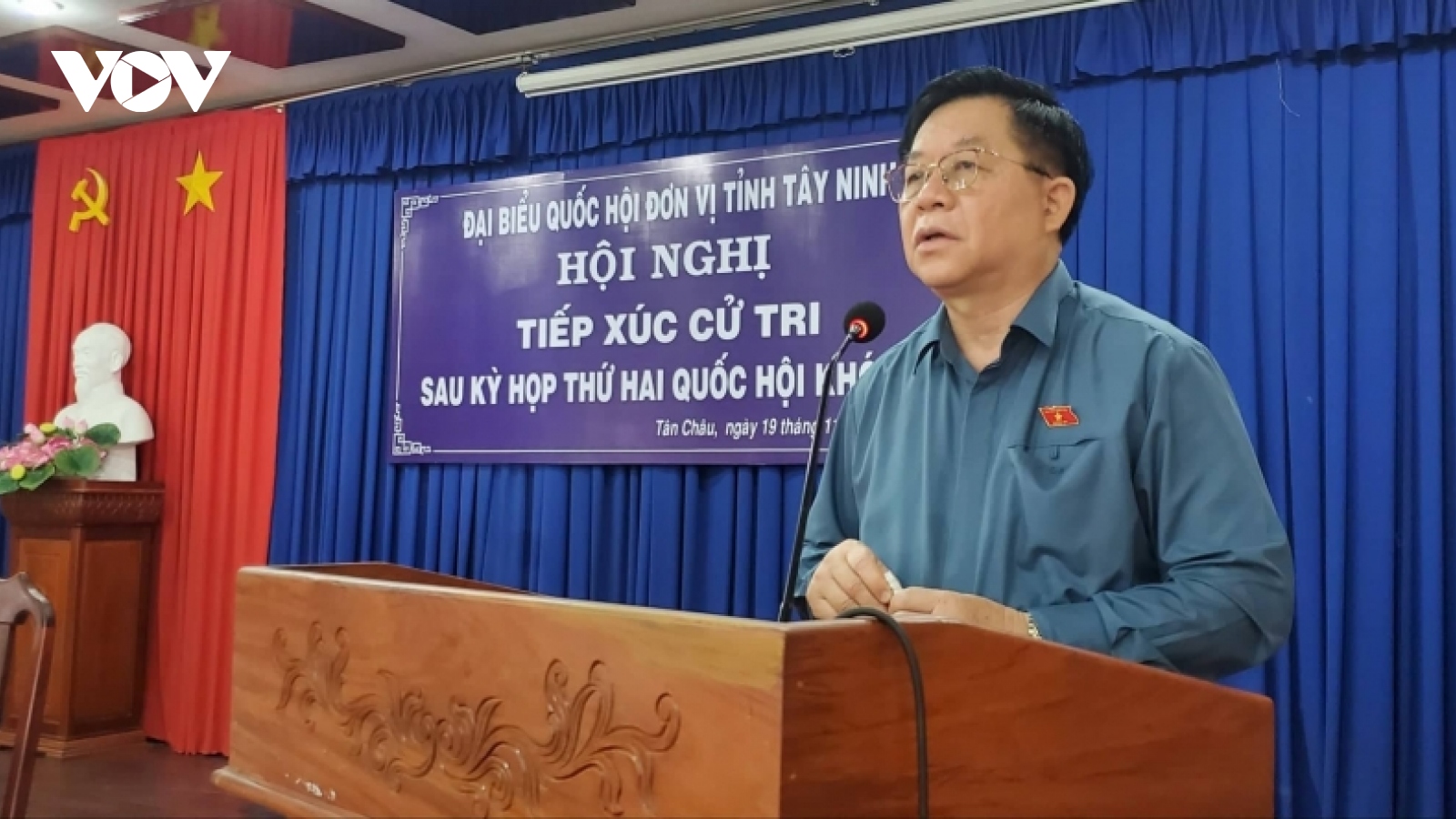 Trưởng Ban Tuyên giáo Trung ương Nguyễn Trọng Nghĩa tiếp xúc cử tri Tây Ninh
