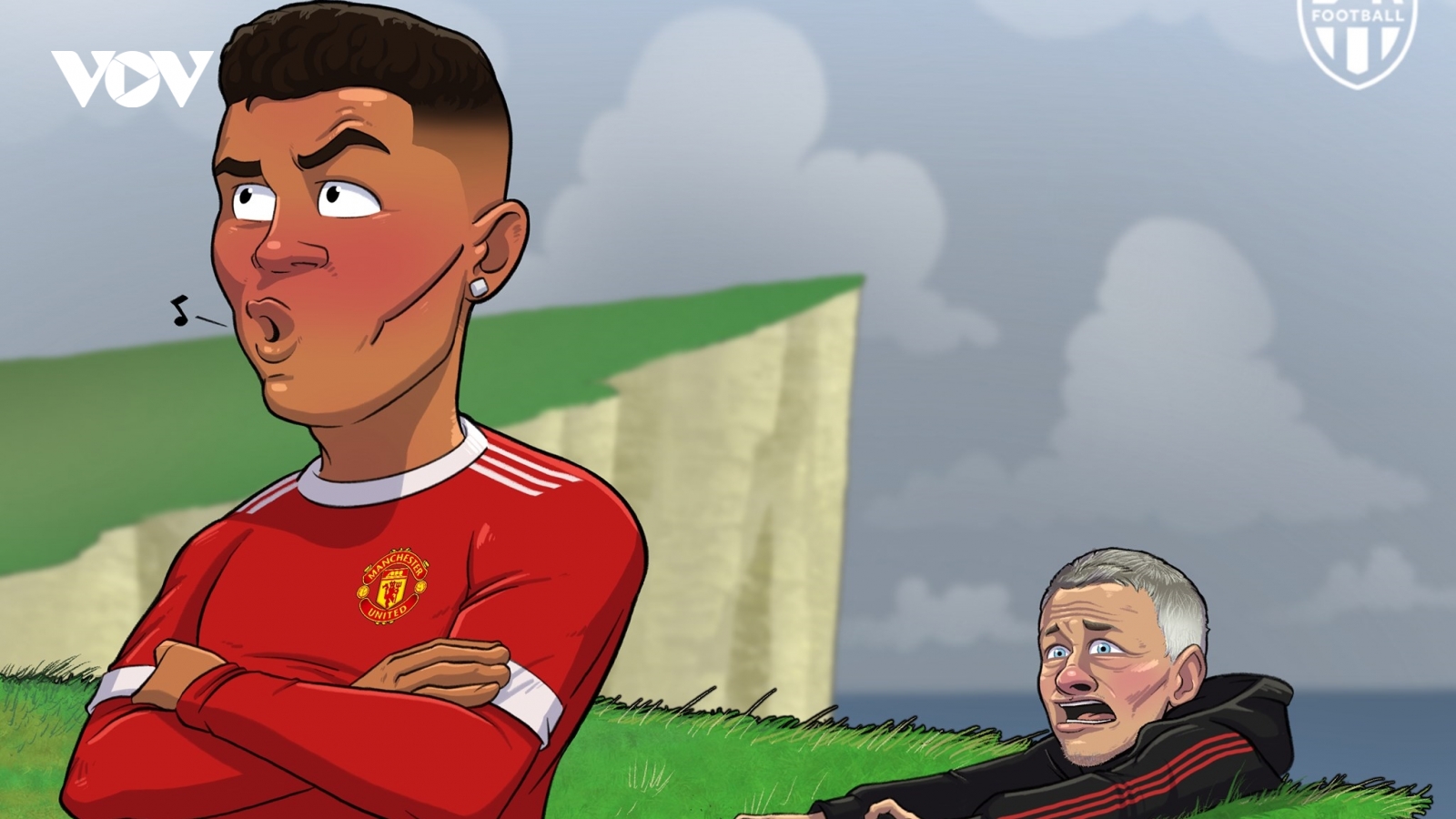 Biếm hoạ 24h: Ronaldo không thèm "cứu thầy", Solskjaer lâm nguy