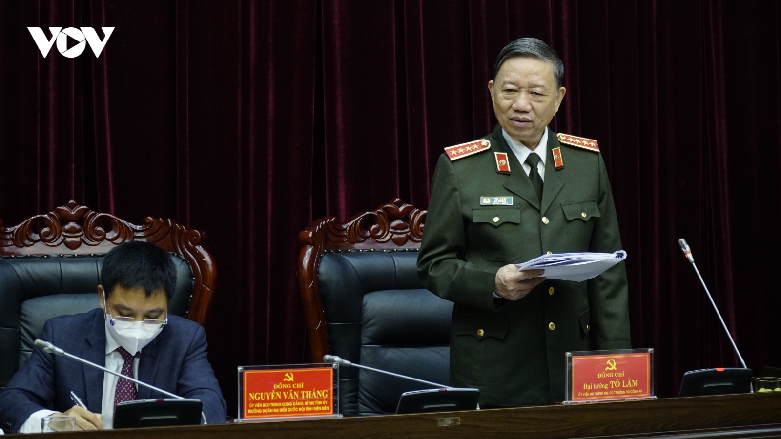 Bộ trưởng Tô Lâm đề nghị Điện Biên ngăn chặn ma túy từ biên giới Việt-Lào